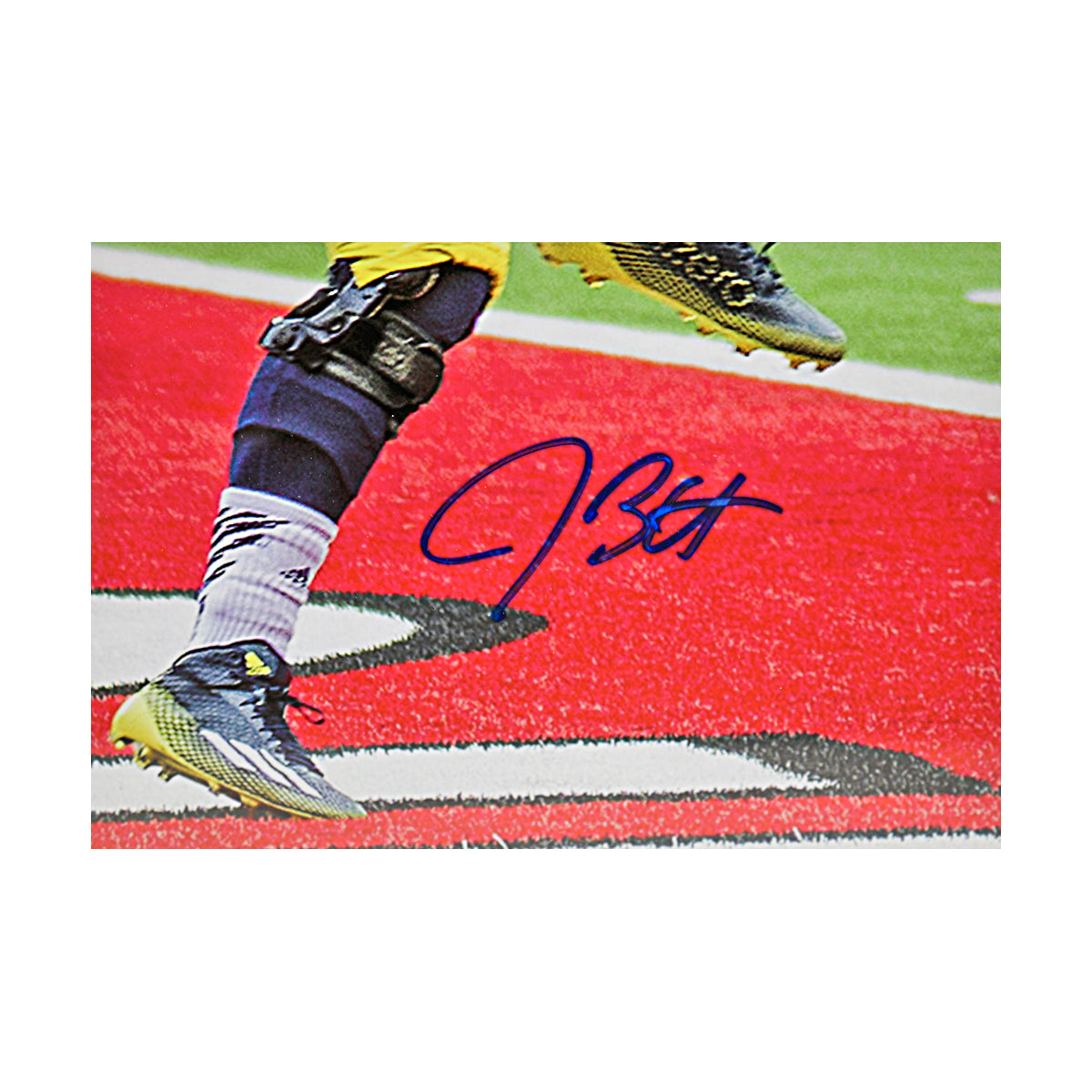 Jake Butt Signed Michigan Wolverines 16x20 OSU Framed Photo (JSA COA) - Signature View