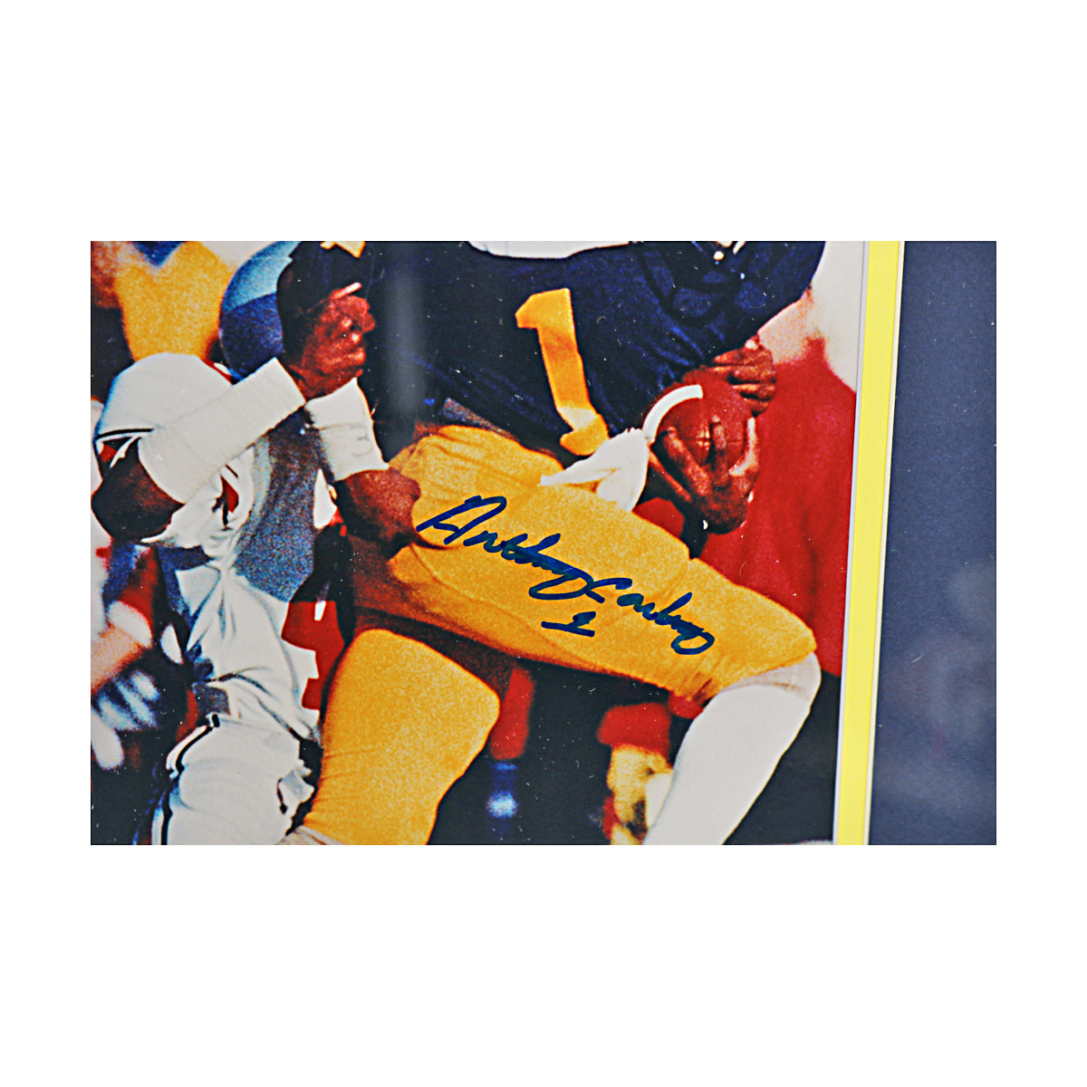 Anthony Carter Signed Michigan Wolverines 8x10 OSU Framed Photo (SC COA) - Signature View
