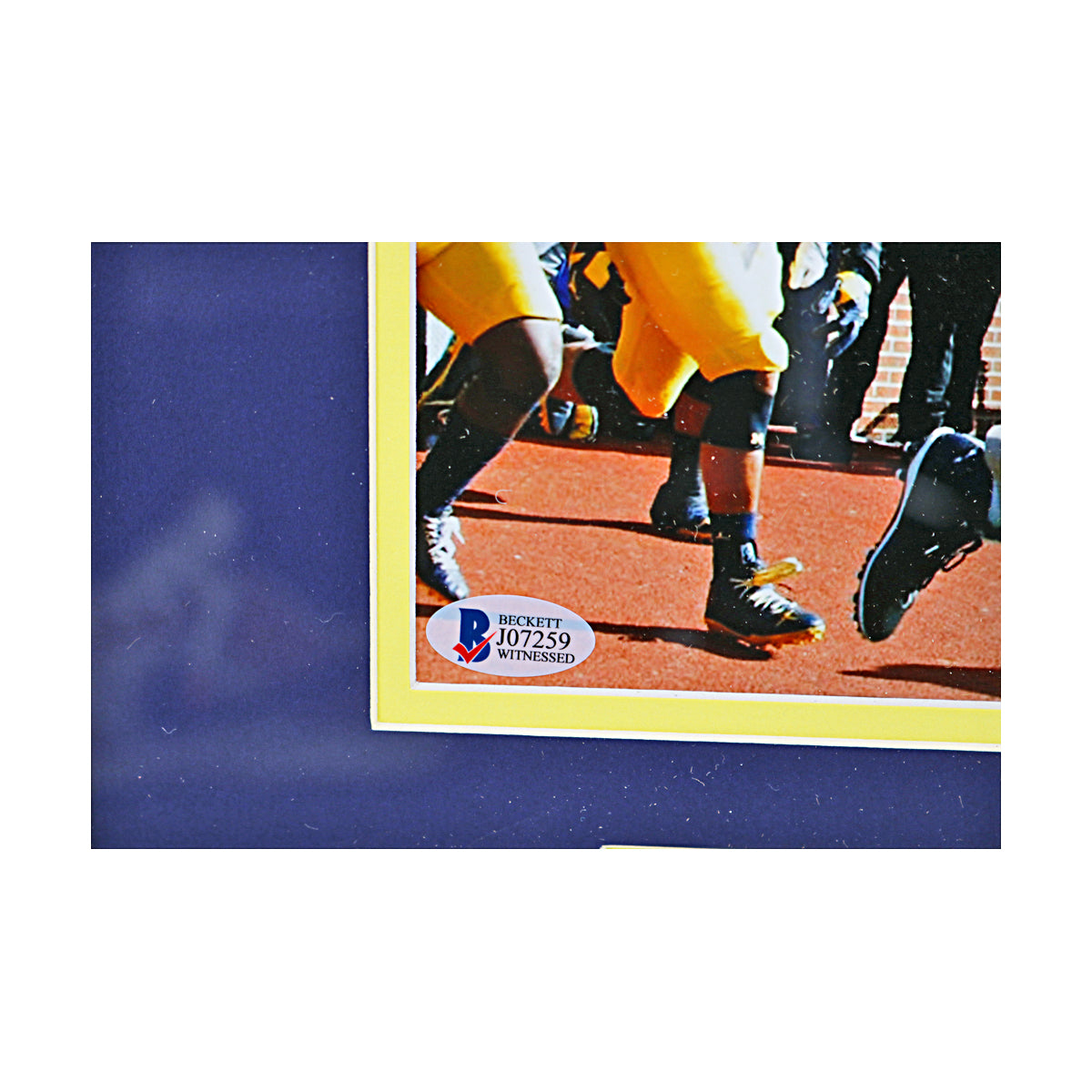 Jim Harbaugh Signed Michigan Wolverines 8x10 Framed Photo (Beckett COA) - Sticker View