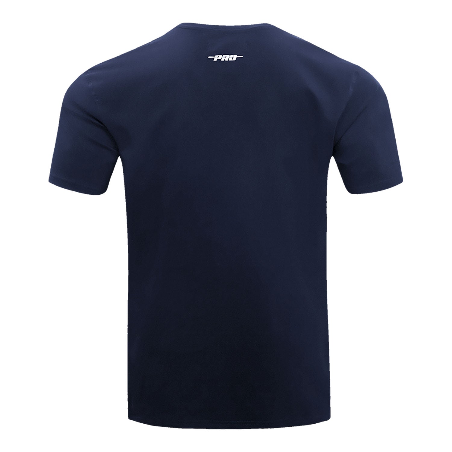 Michigan Wolverines Classic Stacked Logo SJ Tee In Navy - Back View