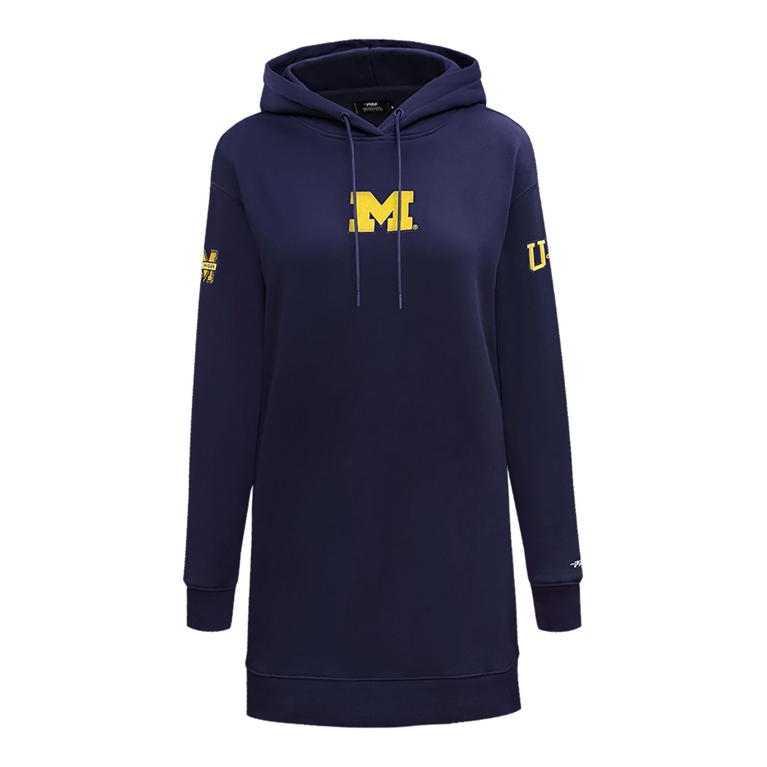 Pro Standard University Of Michigan Classic Fleece Hoodie Dress (Midnight Navy) L Pro Standard University Of Michigan Classic Fleece Hoodie Dress (Midnight Navy) L