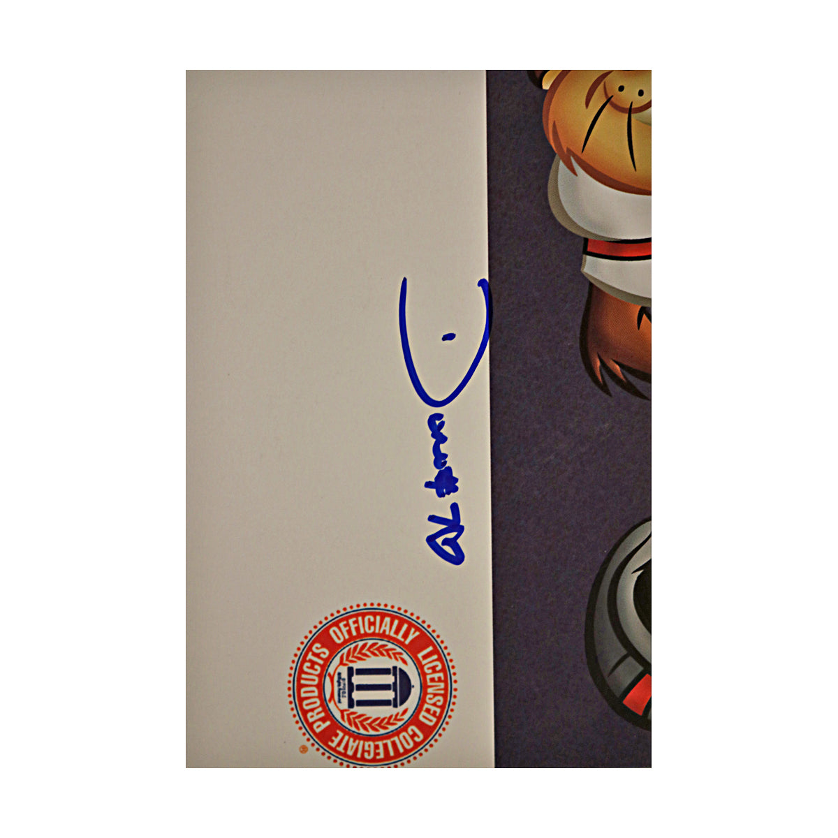 Blake Corum Donovan Edwards Dual Signed 19x22.5 Bo Knows Bugs HC 40 Litho (JSA Holo) - Signature View 2