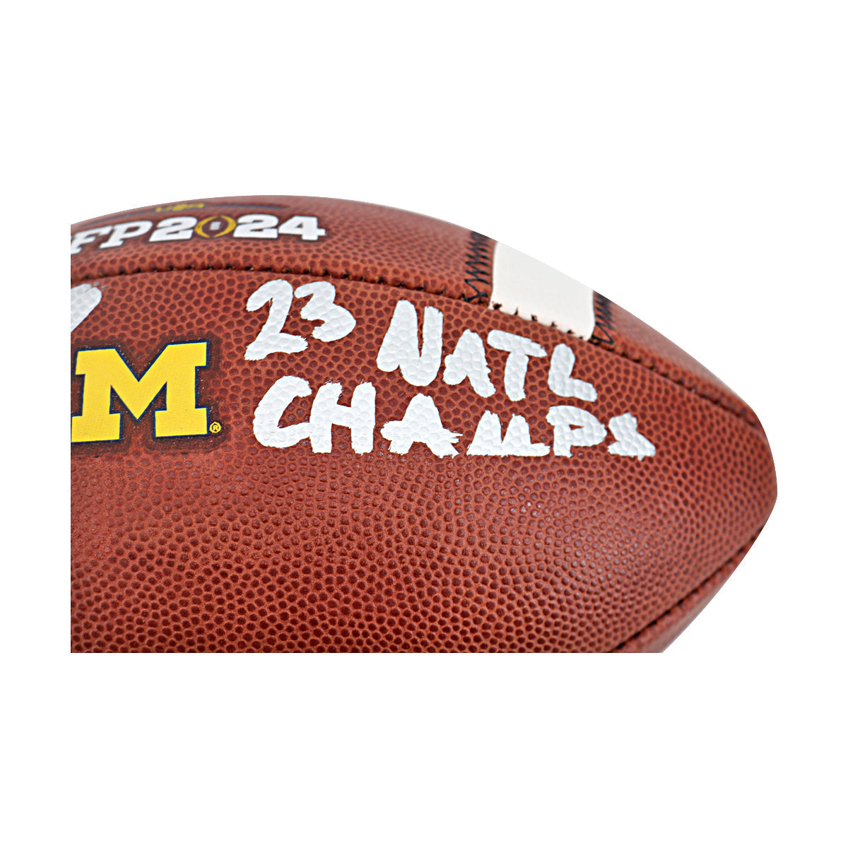 JJ McCarthy University of Michigan Autographed Signed Inscribed '23 Natl Champs' Team Issued CFP2024 Nike Michigan Football (CX Auth) - Signed View 2