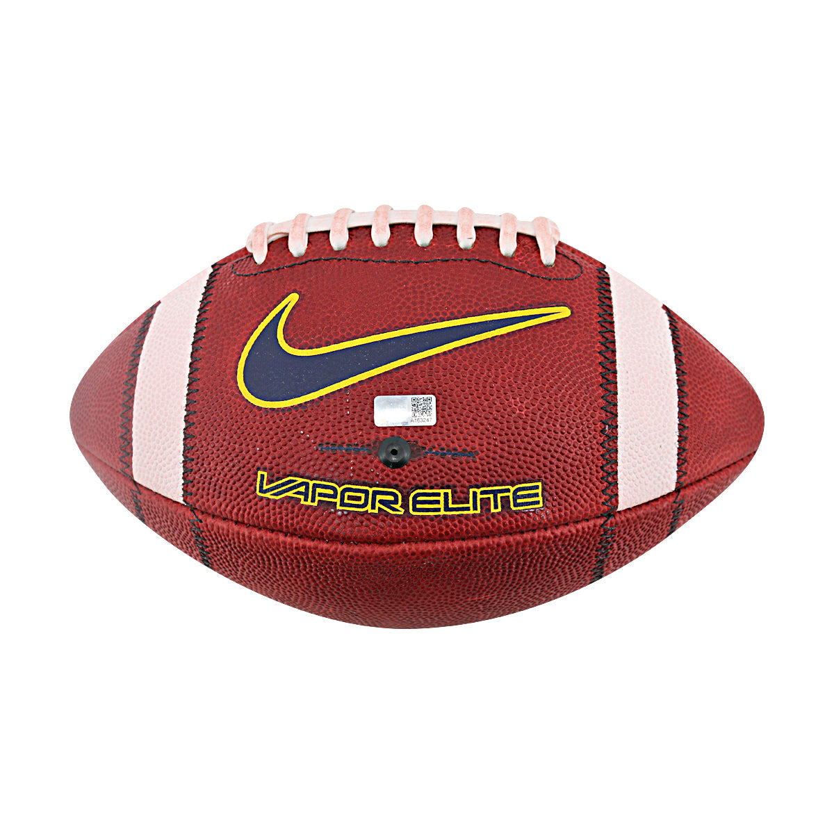 JJ McCarthy University of Michigan Autographed Team Issued Nike Vapor Elite Ball #174 Football (CX Auth) - Front View 2