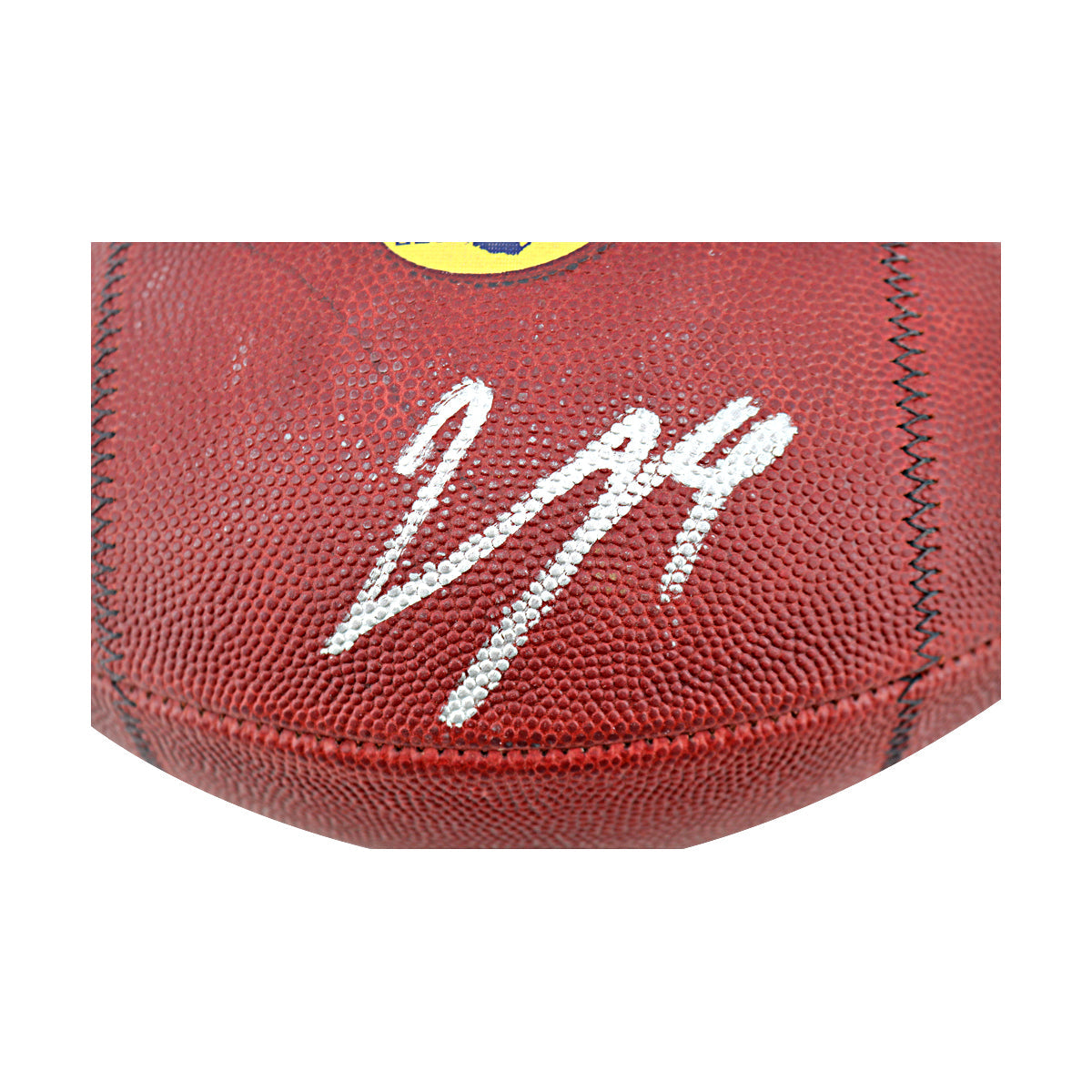 JJ McCarthy University of Michigan Autographed Team Issued Nike Vapor Elite Ball #223 Football (CX Auth) - Signature View 2