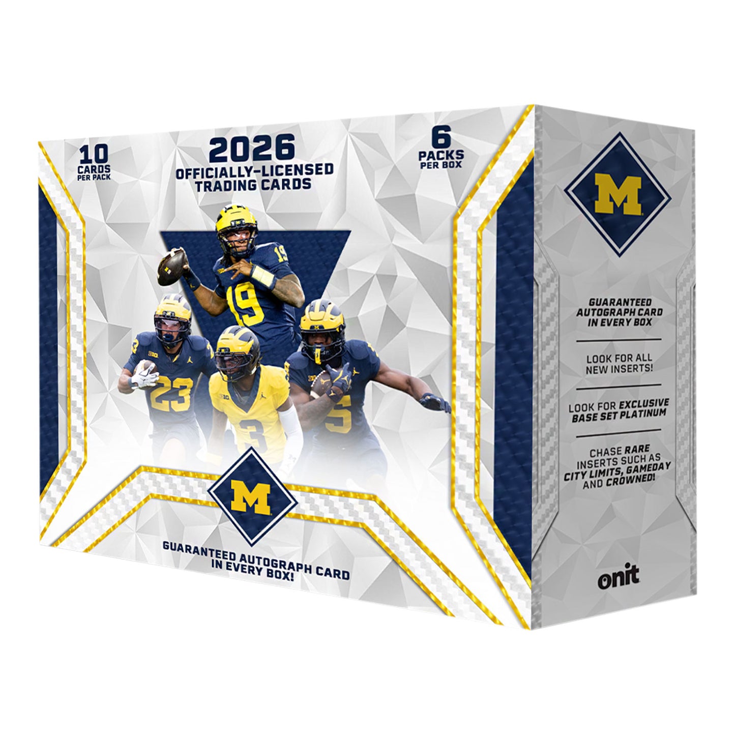 ONIT Michigan Wolverines Football 2026 NIL Trading Card Platinum Box