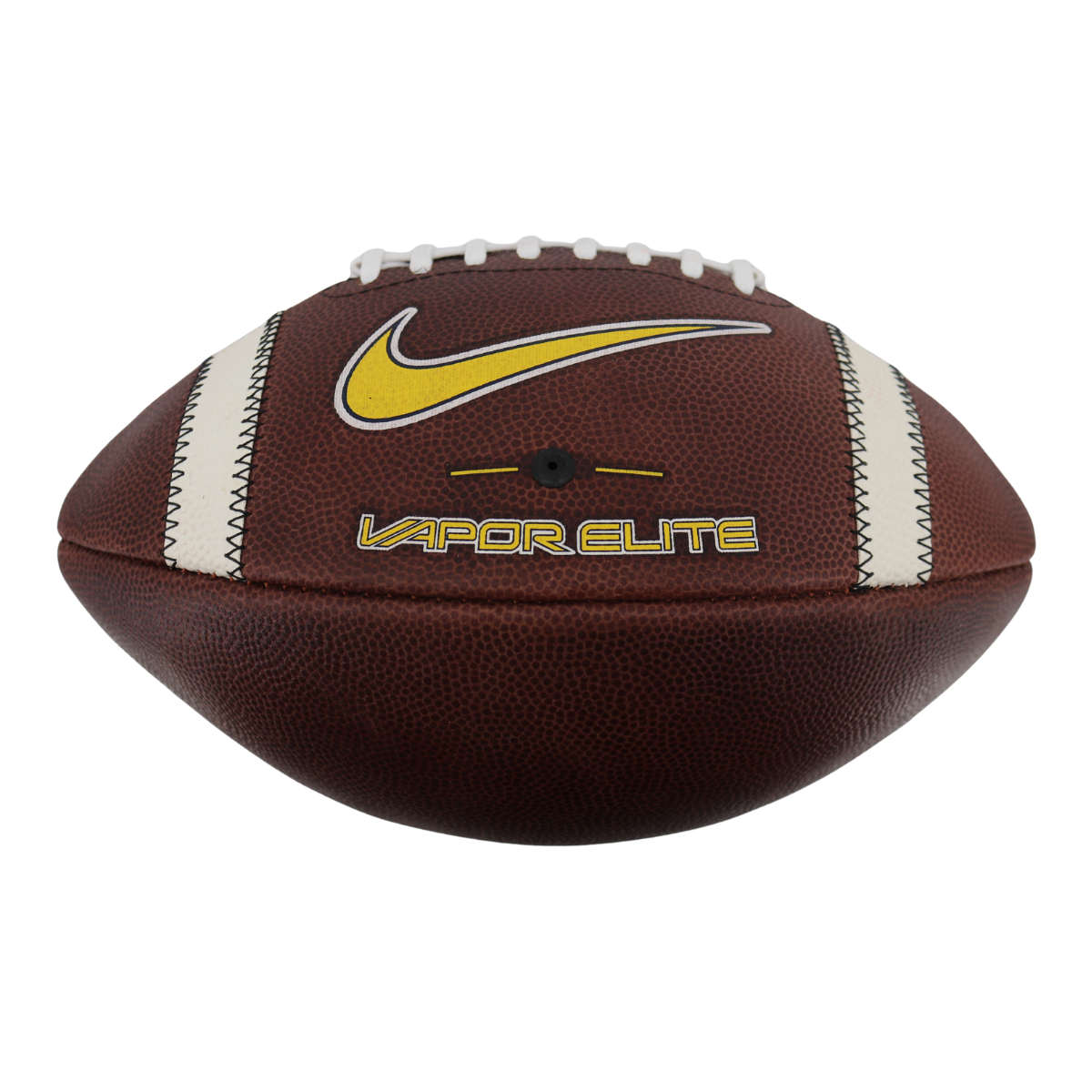 Michigan Wolverines 2024 Team Issued Nike Vapor Elite #151 Football In Brown - Back View