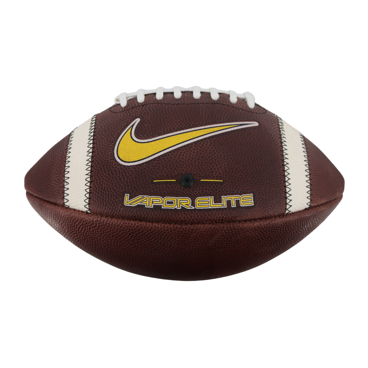Michigan Wolverines 2024 Team Issued Nike Vapor Elite #60 Football In Brown - Back View