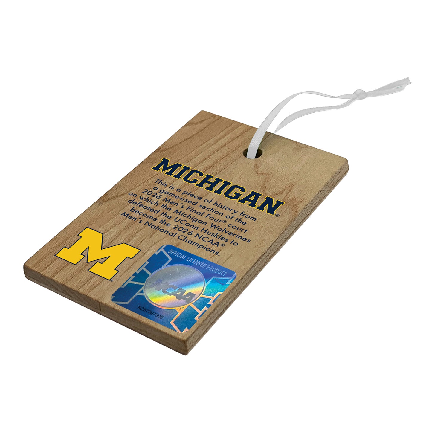 Michigan Wolverines Champions Ornament