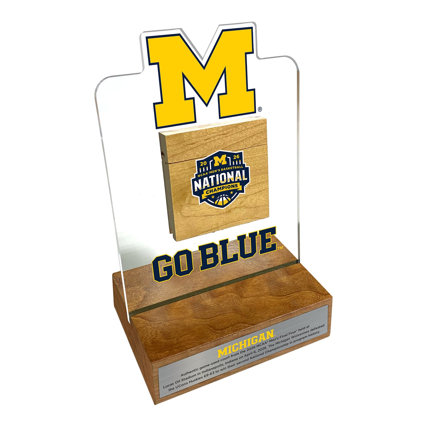 Michigan Wolverines M Desk Frame