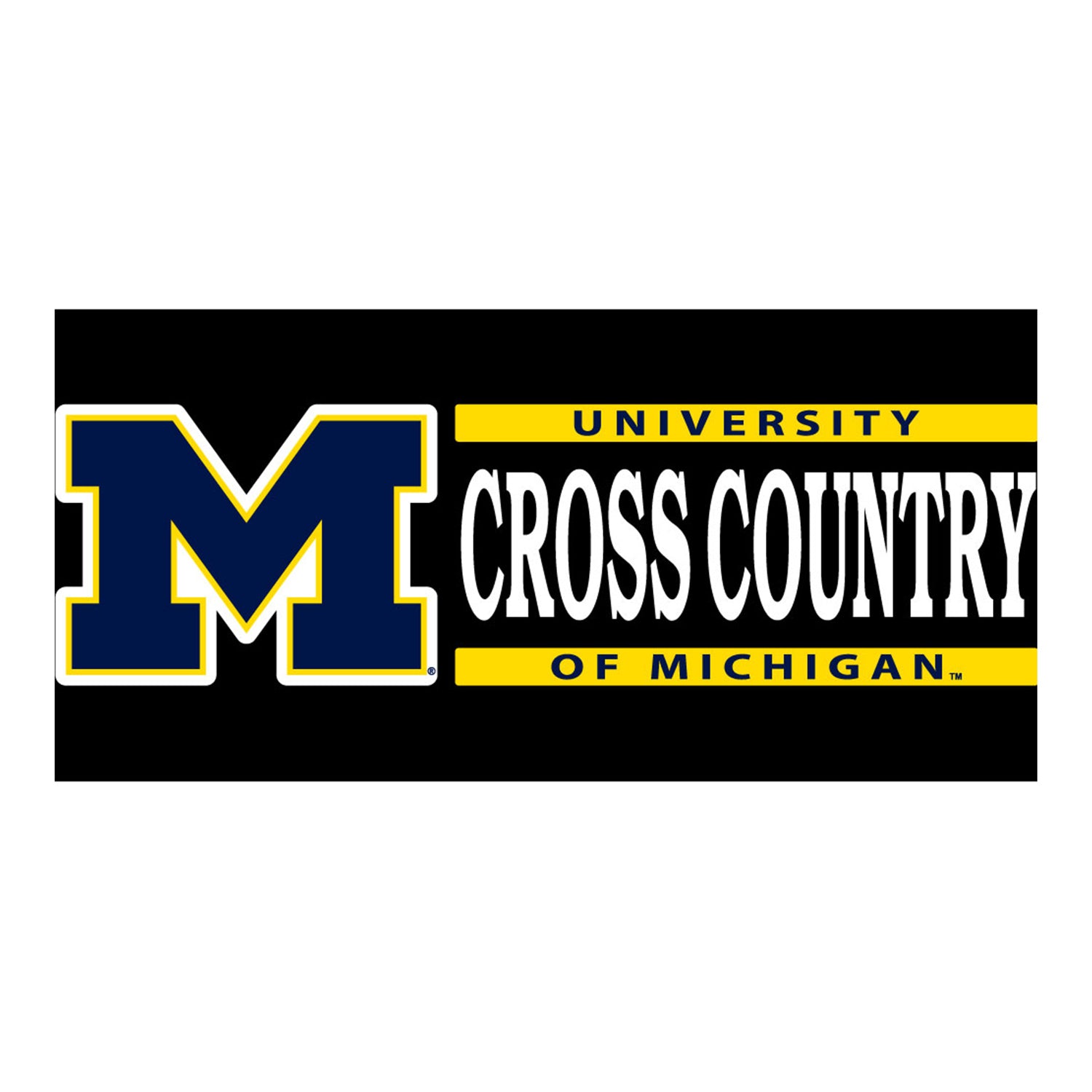 University Of Michigan Cross Country Decal The M Den Shop university-of-michigan-cross-country-decal-the-m-den-shop