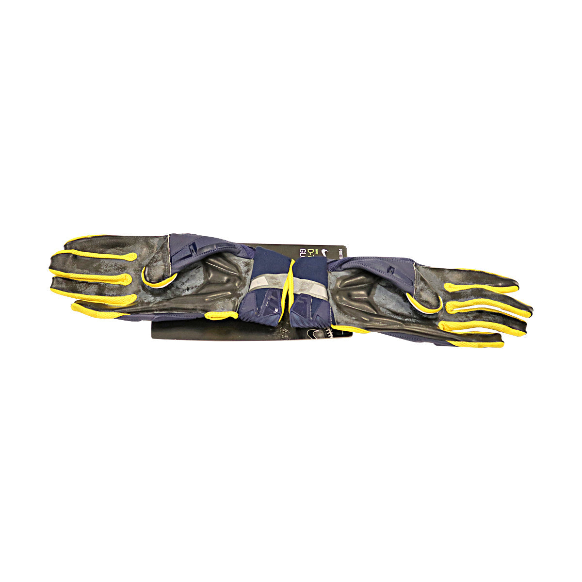 Jordan Brand SM D-Tack 6.0 FG CLG Michigan Wolverines Blue Gloves Size: L PGF975 - Inside View