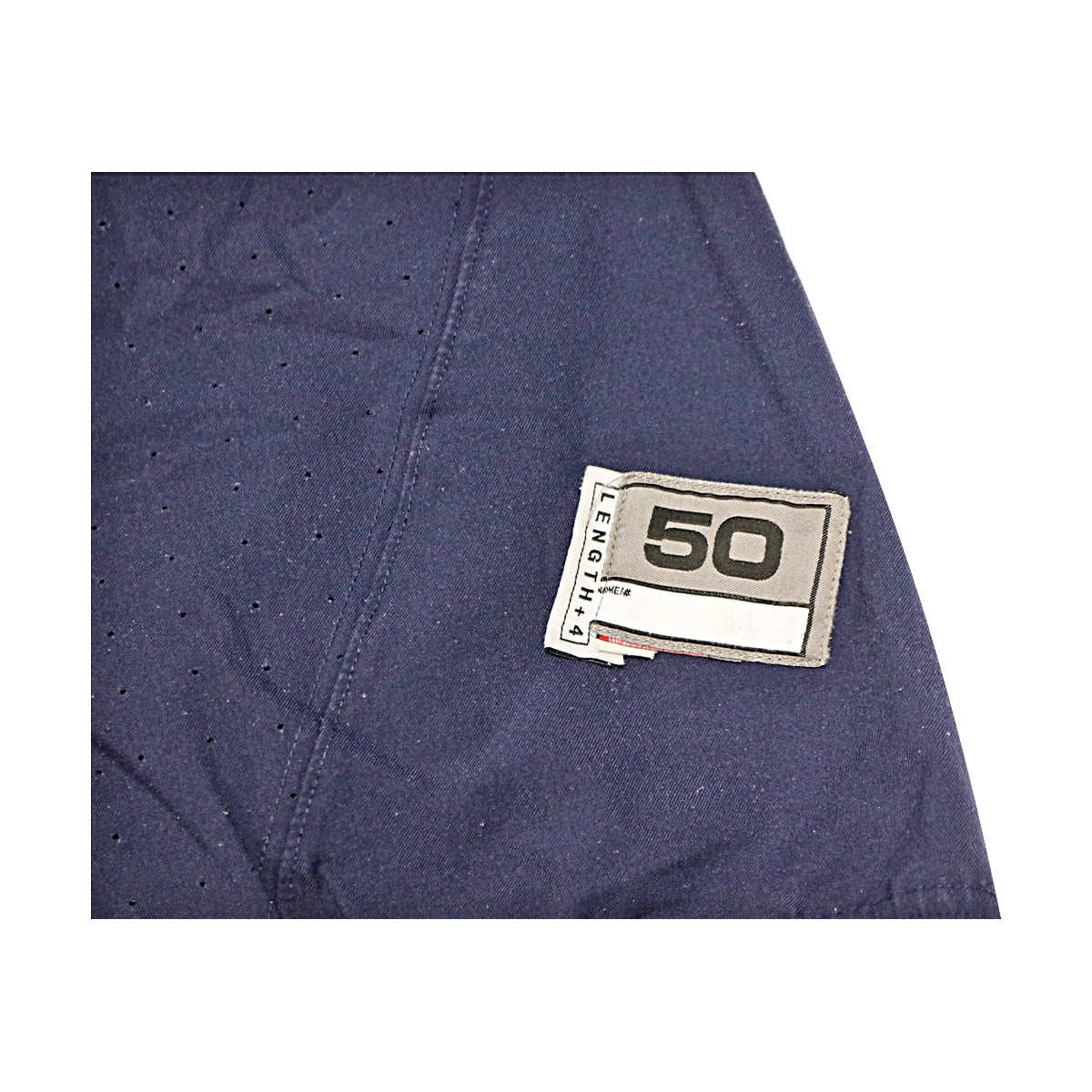 Michael Onwenu Michigan Wolverines #50 Practice Used Navy Jordan Brand Jersey - Tag View