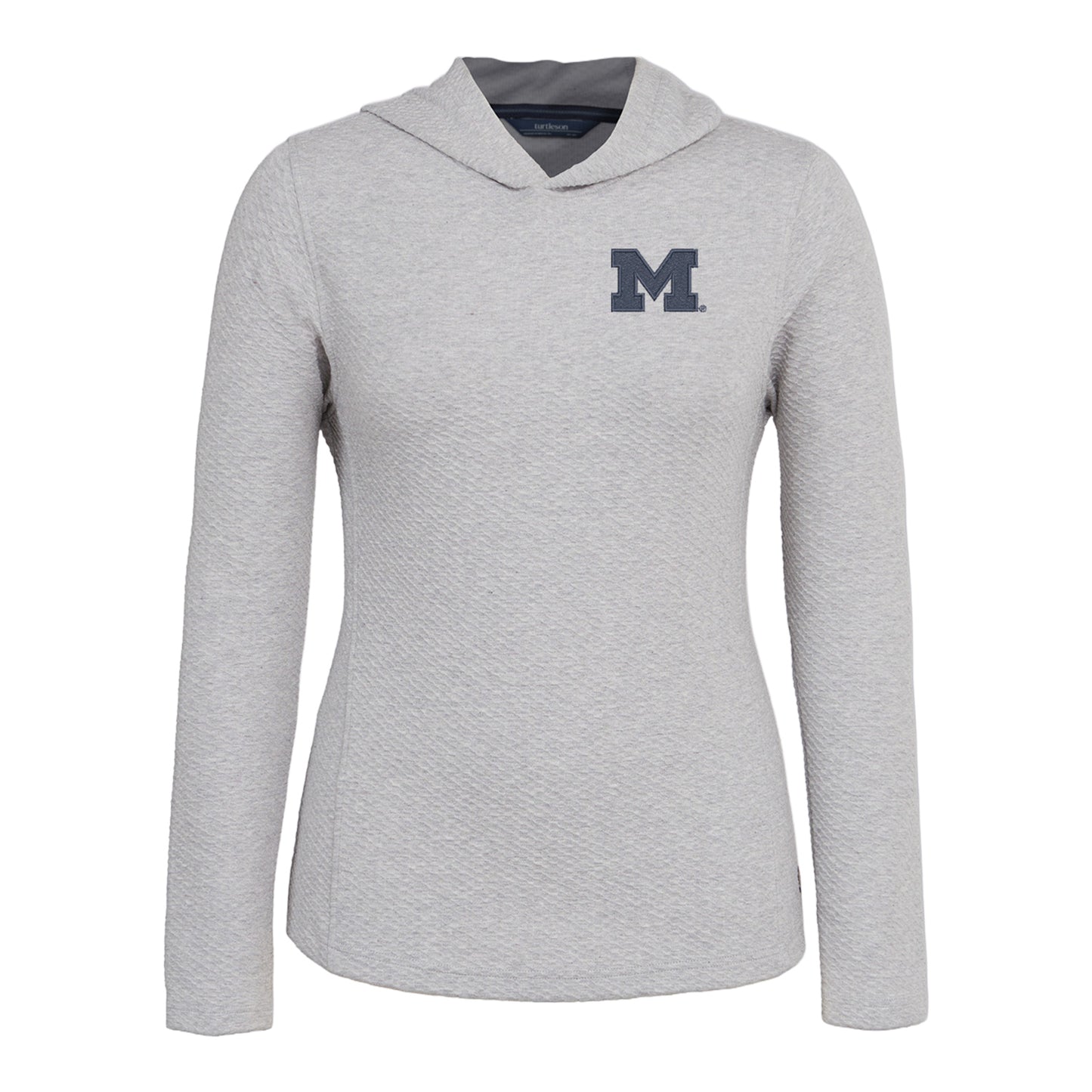 Michigan Wolverines Ladies Bellifield Grey Pullover