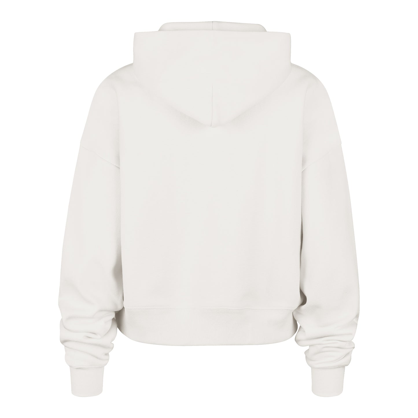 Michigan Wolverines Women's White Sue Foundation Hoodie - Back View