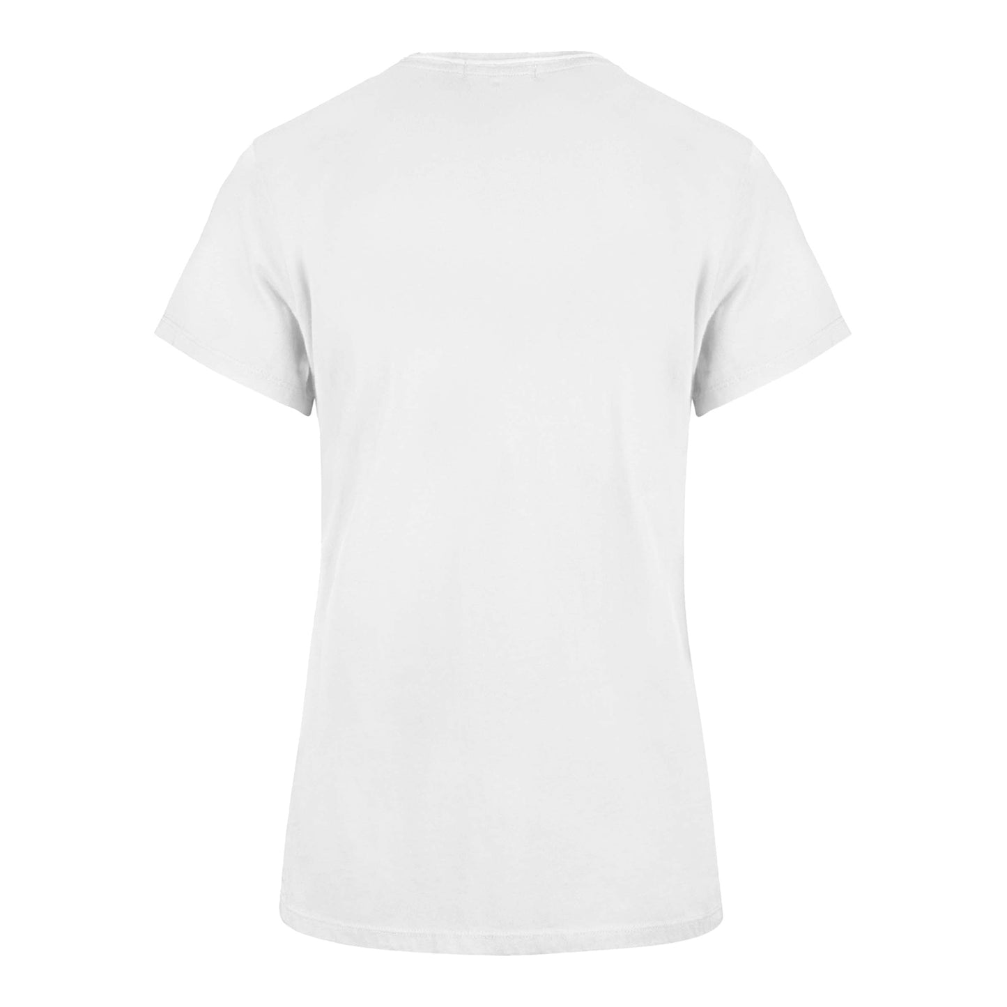 Michigan Wolverines Women's White '47 Brand Primary Logo Frankie T-Shirt - Back View