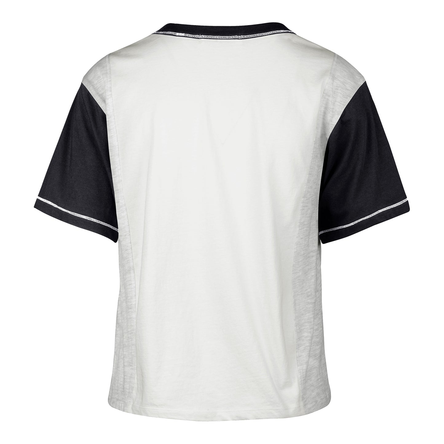 Michigan Wolverines Women's White '47 Brand Primary Logo Tilda T-Shirt - Back View
