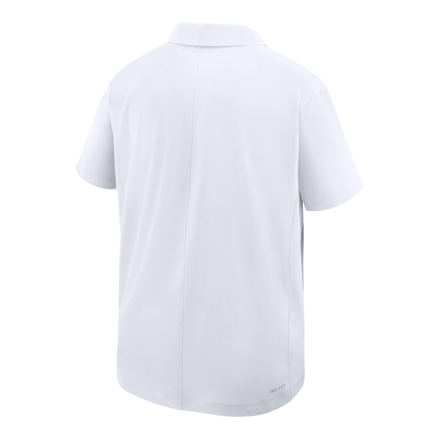 Michigan Wolverines Jordan White Woven Polo - Back View