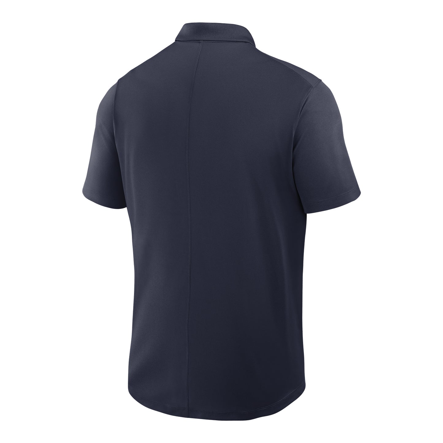 Michigan Wolverines Jordan Fast Break Navy Polo In Black - Back View