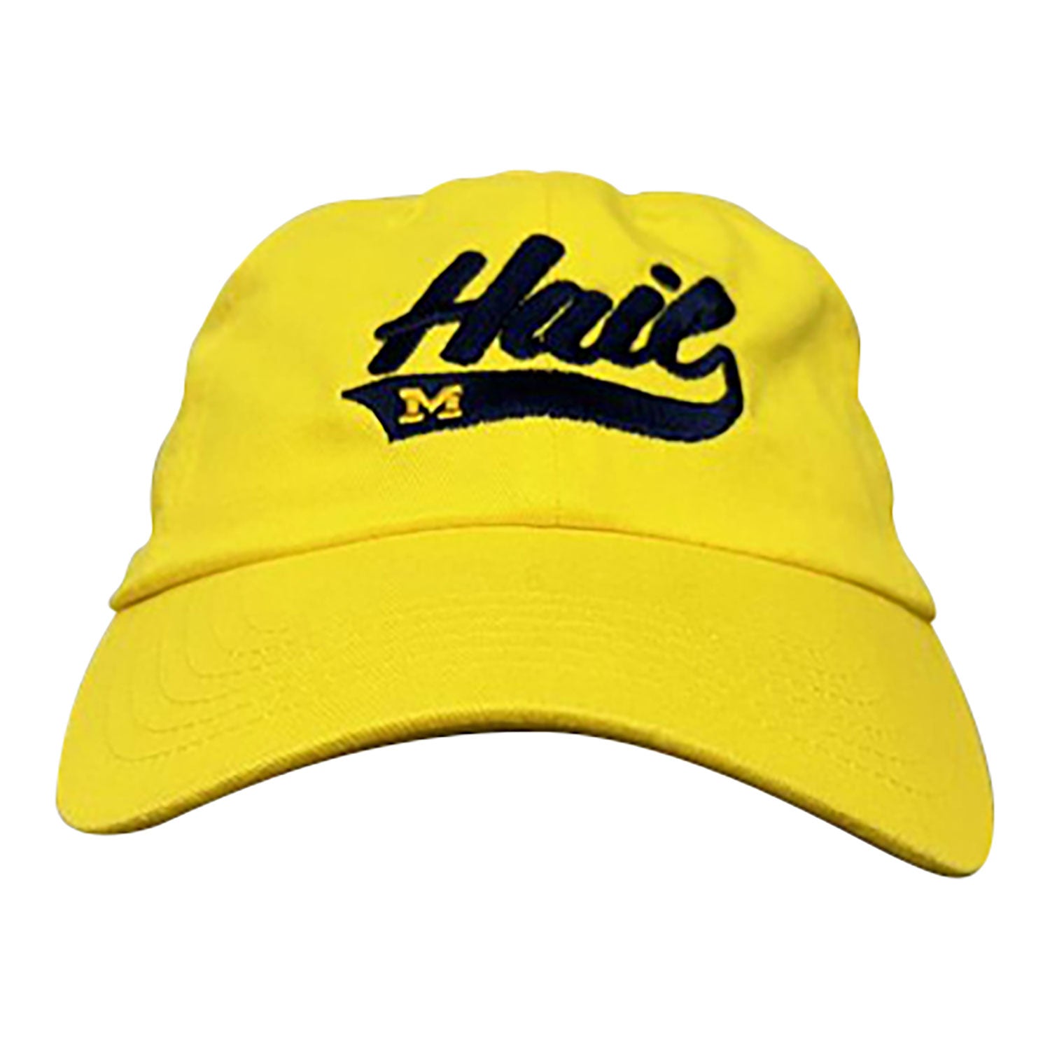 Desert Cactus University Of Michigan Wolverines Baseball Cap - Adjustable Leather Strap, Embroidered Logo, Pigment Dyed Cotton, Officially Licensed
