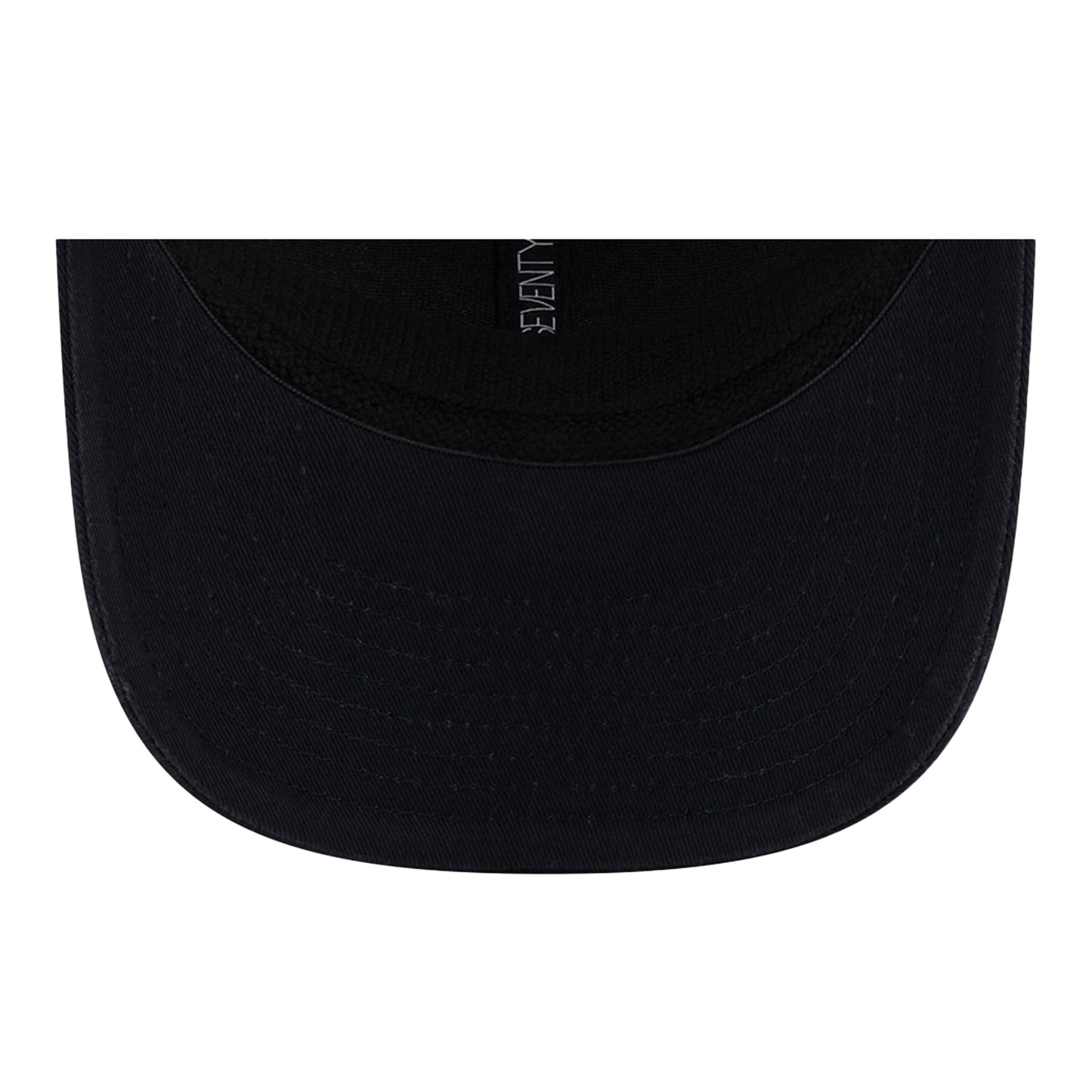 Michigan Wolverines New Era Rope Navy Trucker Adjustable Hat - Under Visor View