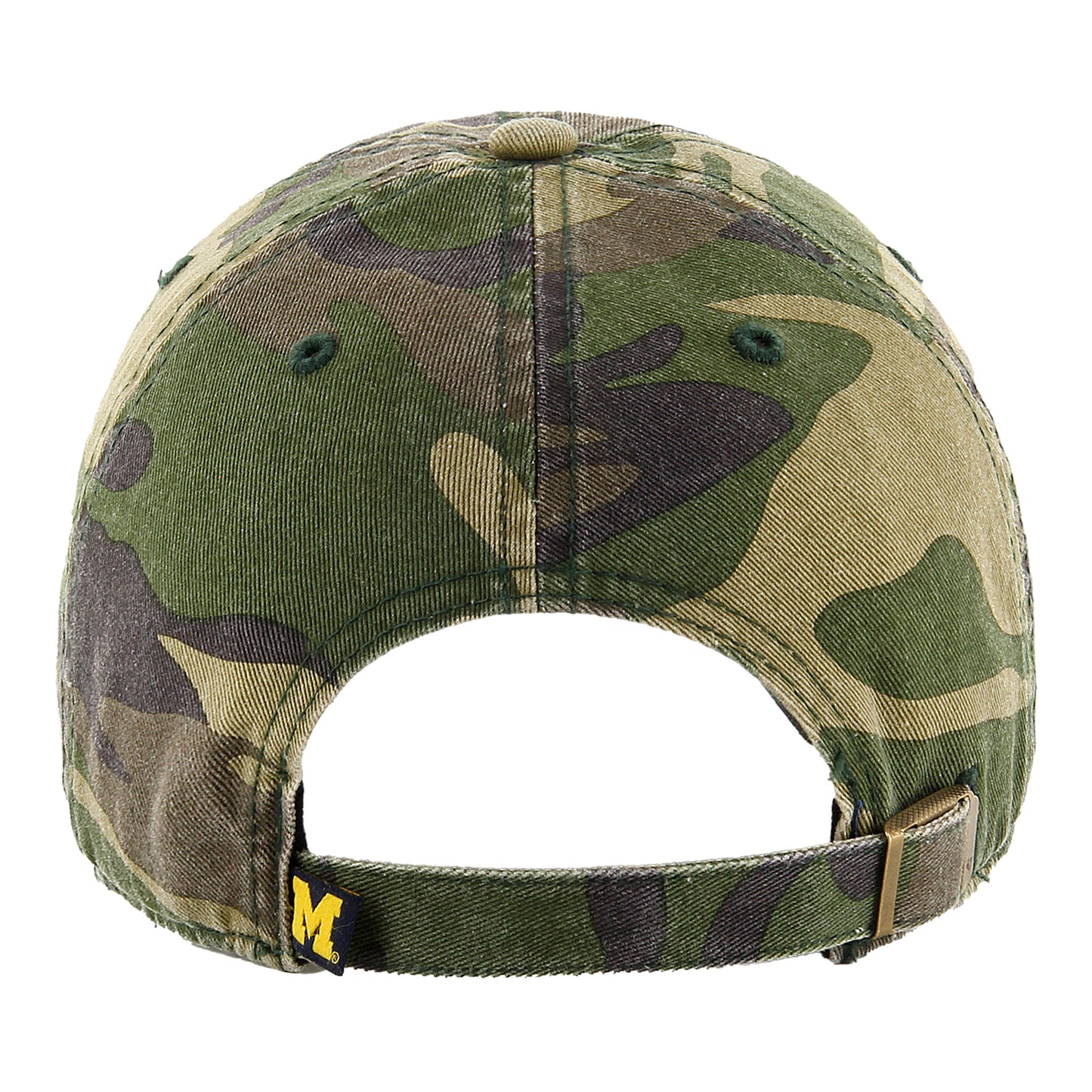 Michigan Wolverines 47 Brand Clean Up Camo Adjustable Hat - Back View