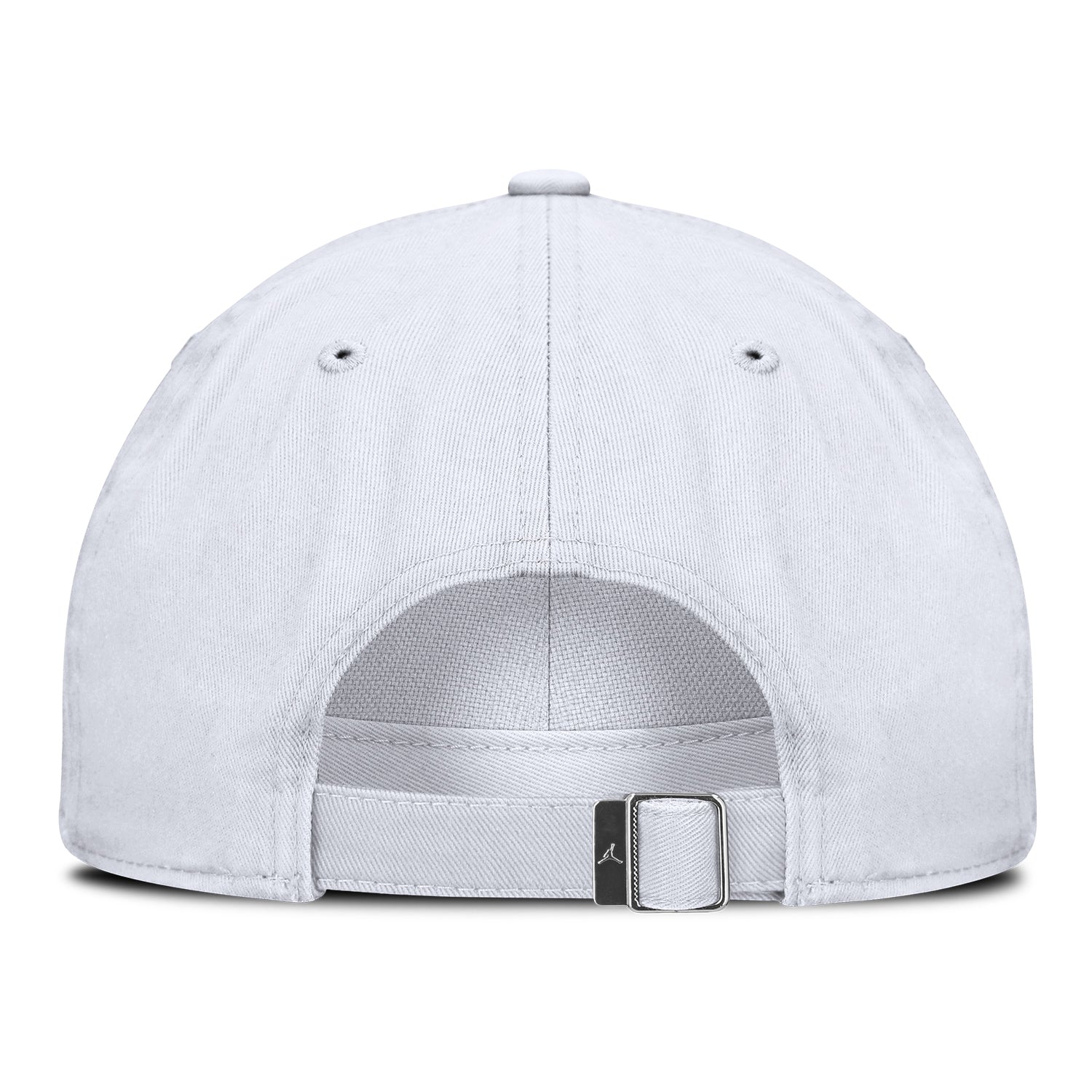 Michigan Wolverines Jordan Club Adjustable White Hat - Back View