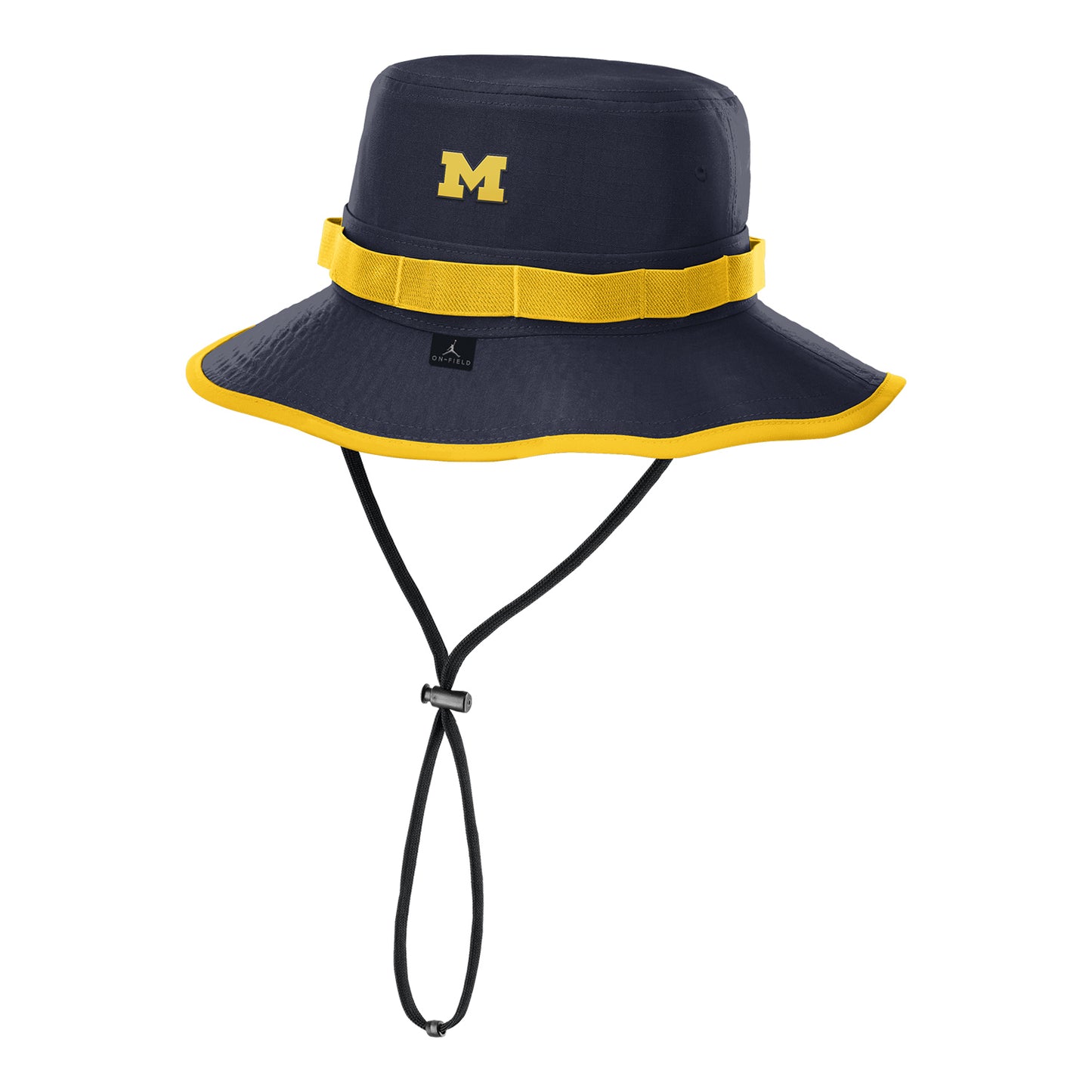 Michigan Wolverines Jordan Boonie Navy Bucket Hat - Front View