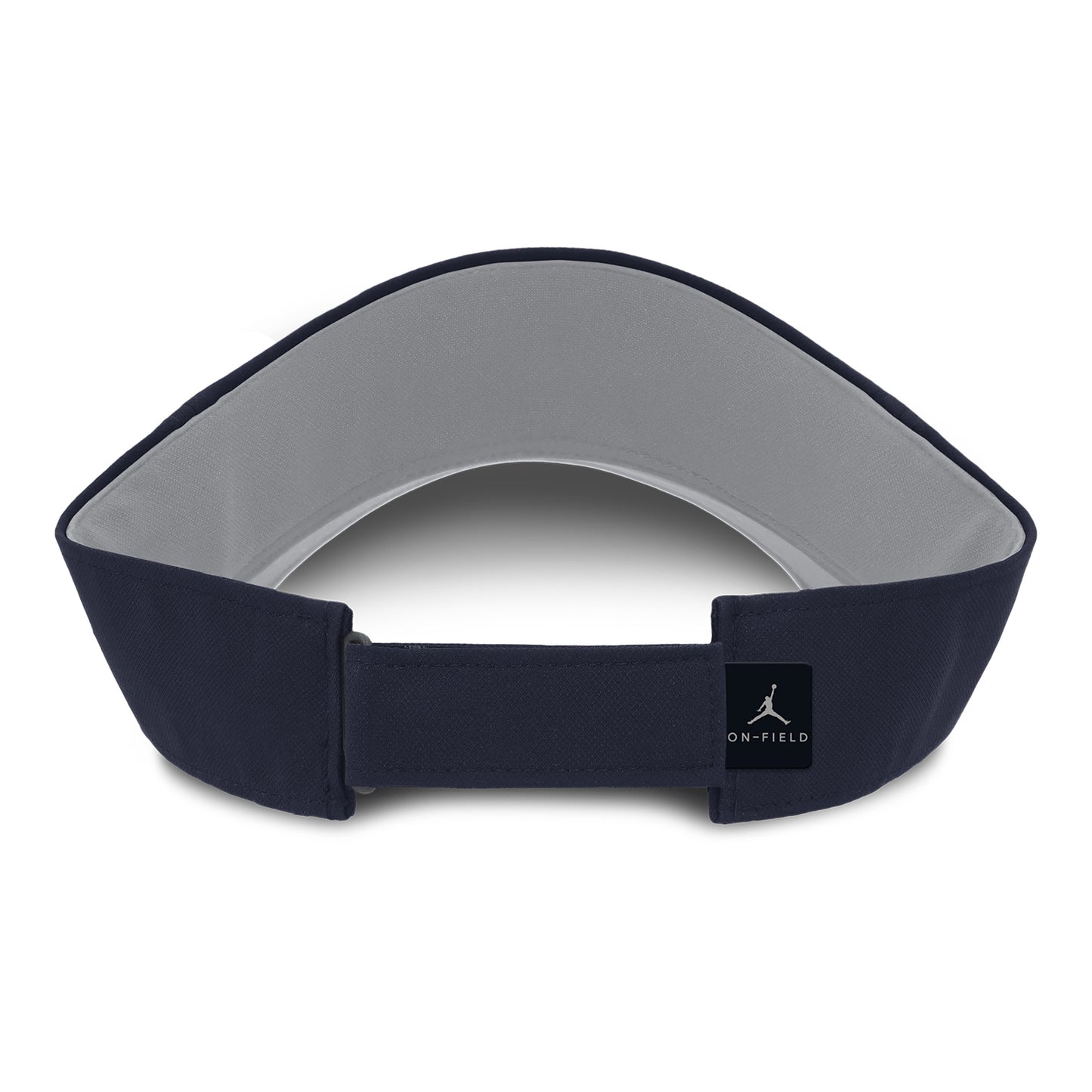 Michigan Wolverines Nike Jordan Navy Ace Visor - Back View