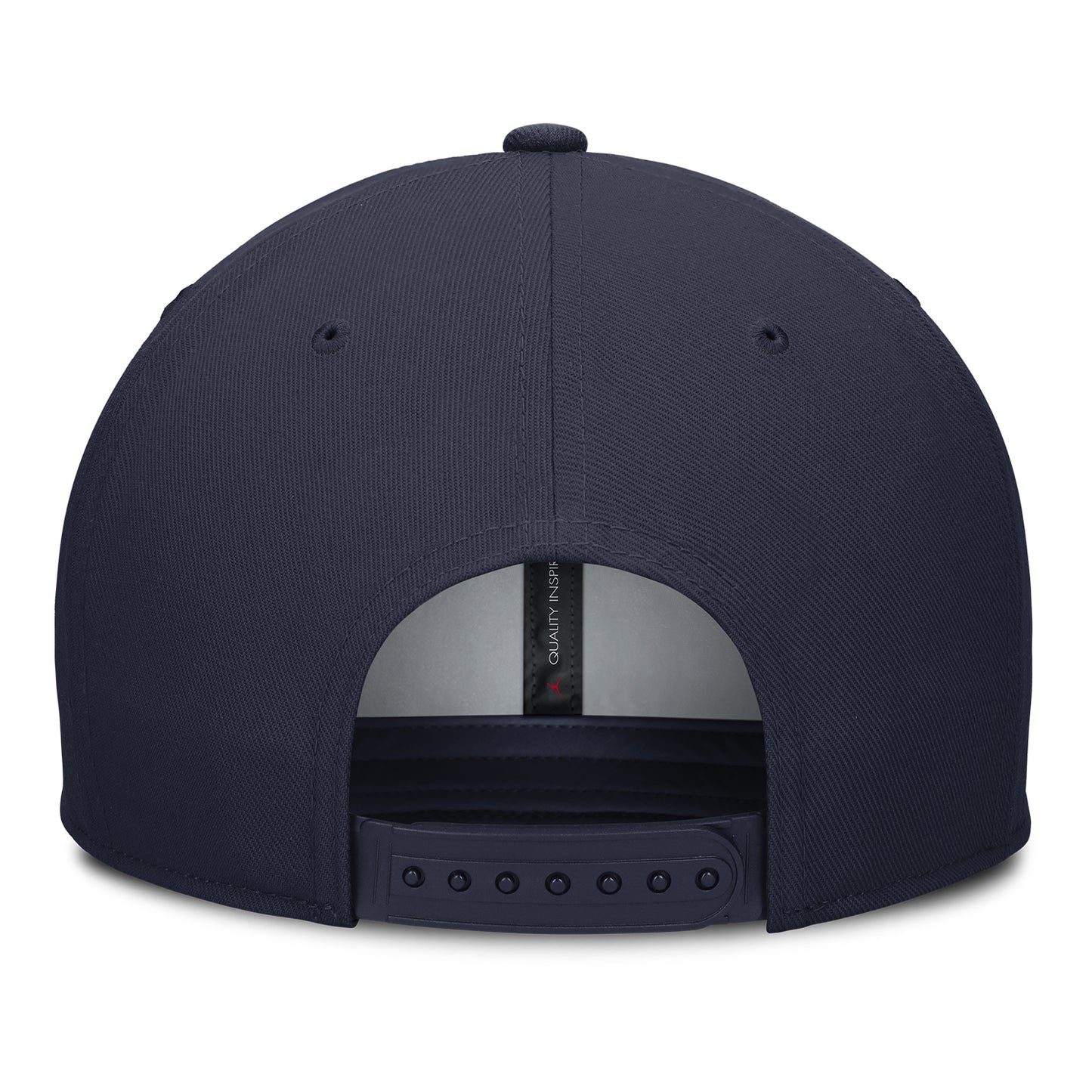 Michigan Wolverines White and Navy Snapback Pro Primetime Hat - Back View