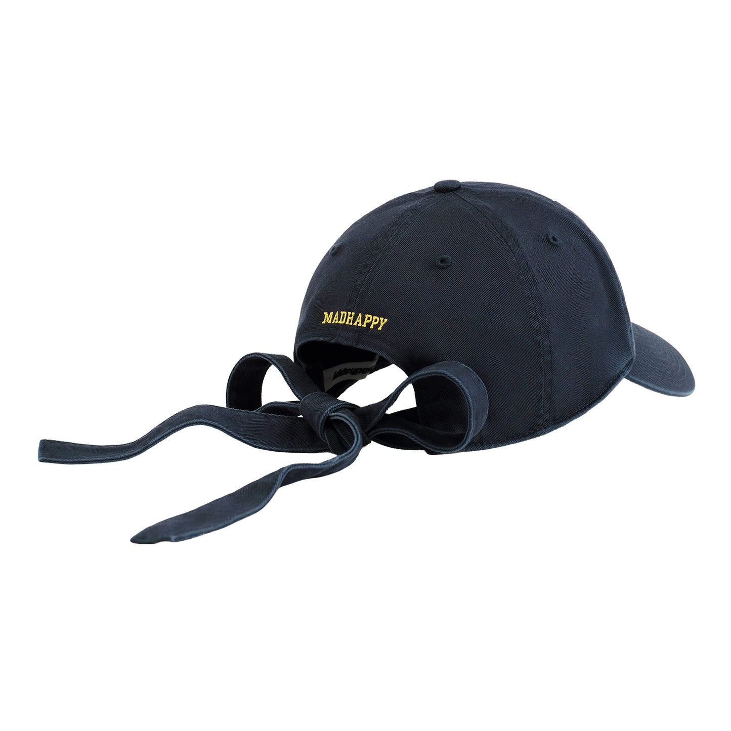 Michigan Wolverines Madhappy Ribbon Navy Clean-Up Hat - Back View