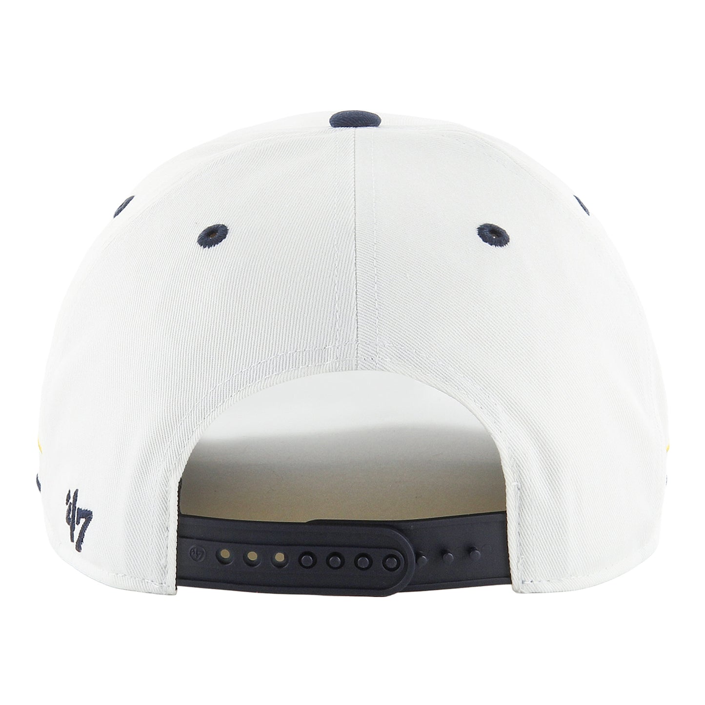 Michigan Wolverines 47 Brand White Hitch Two Tone Hat