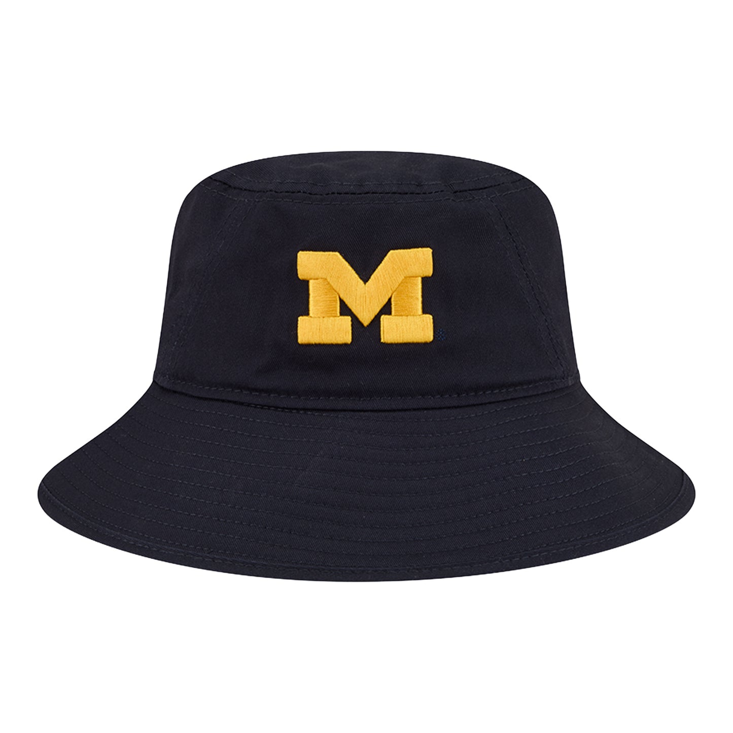 Michigan Wolverines Navy Block M Bucket Hat