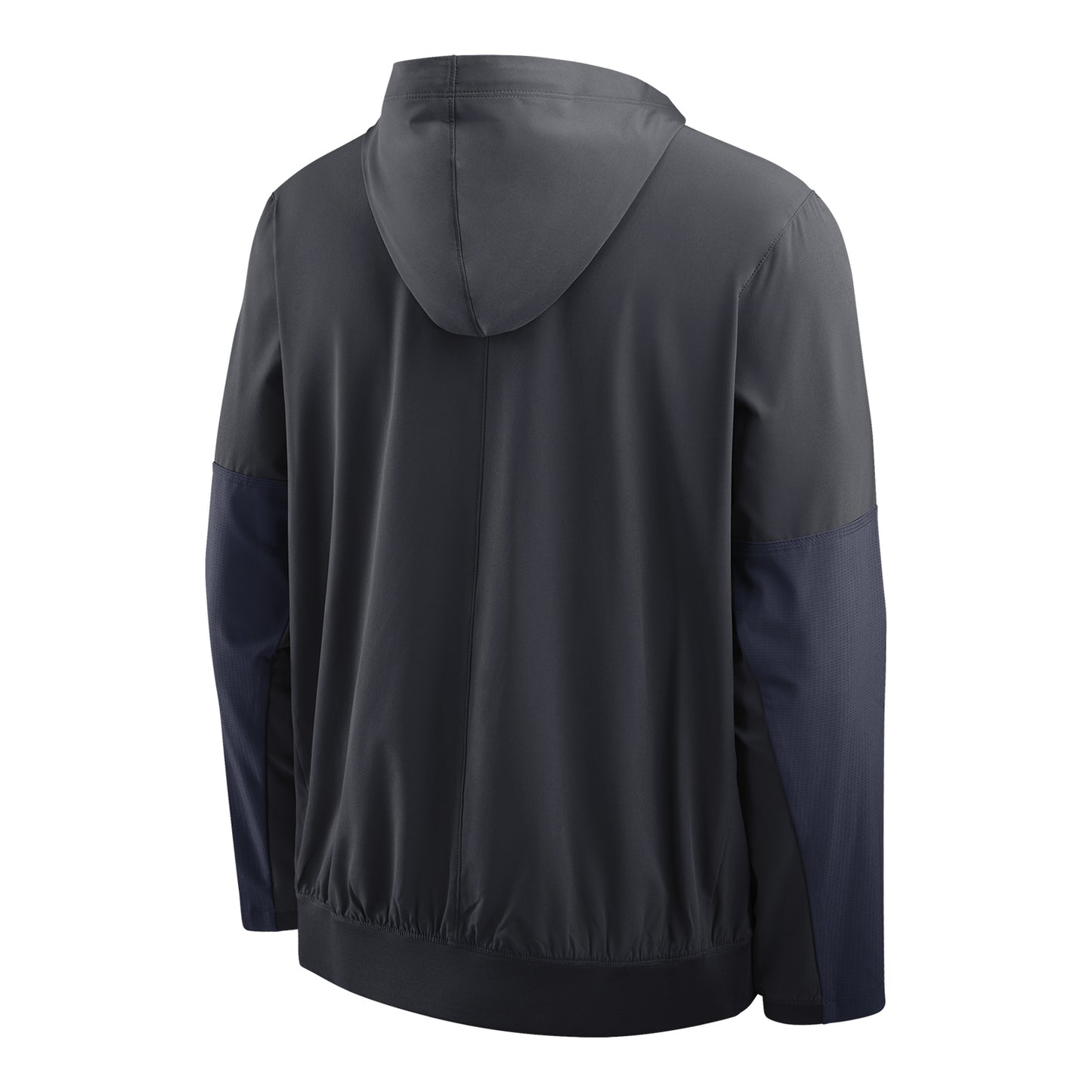 Michigan Wolverines Nike Jordan Navy Hooded Anorak Windbreaker Jacket - Back View