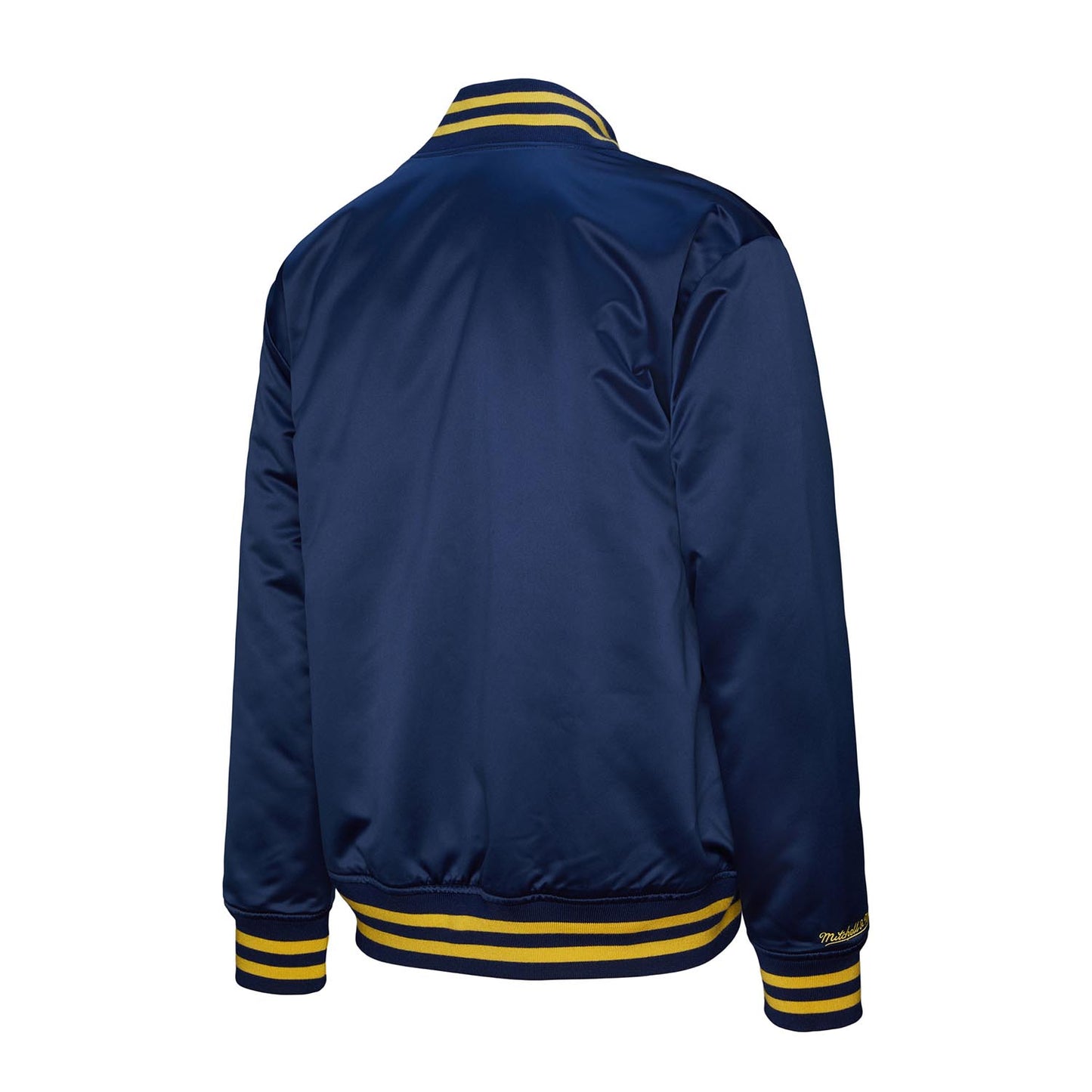 Michigan Wolverines Vintage Throwback Full-Snap Satin Jacket