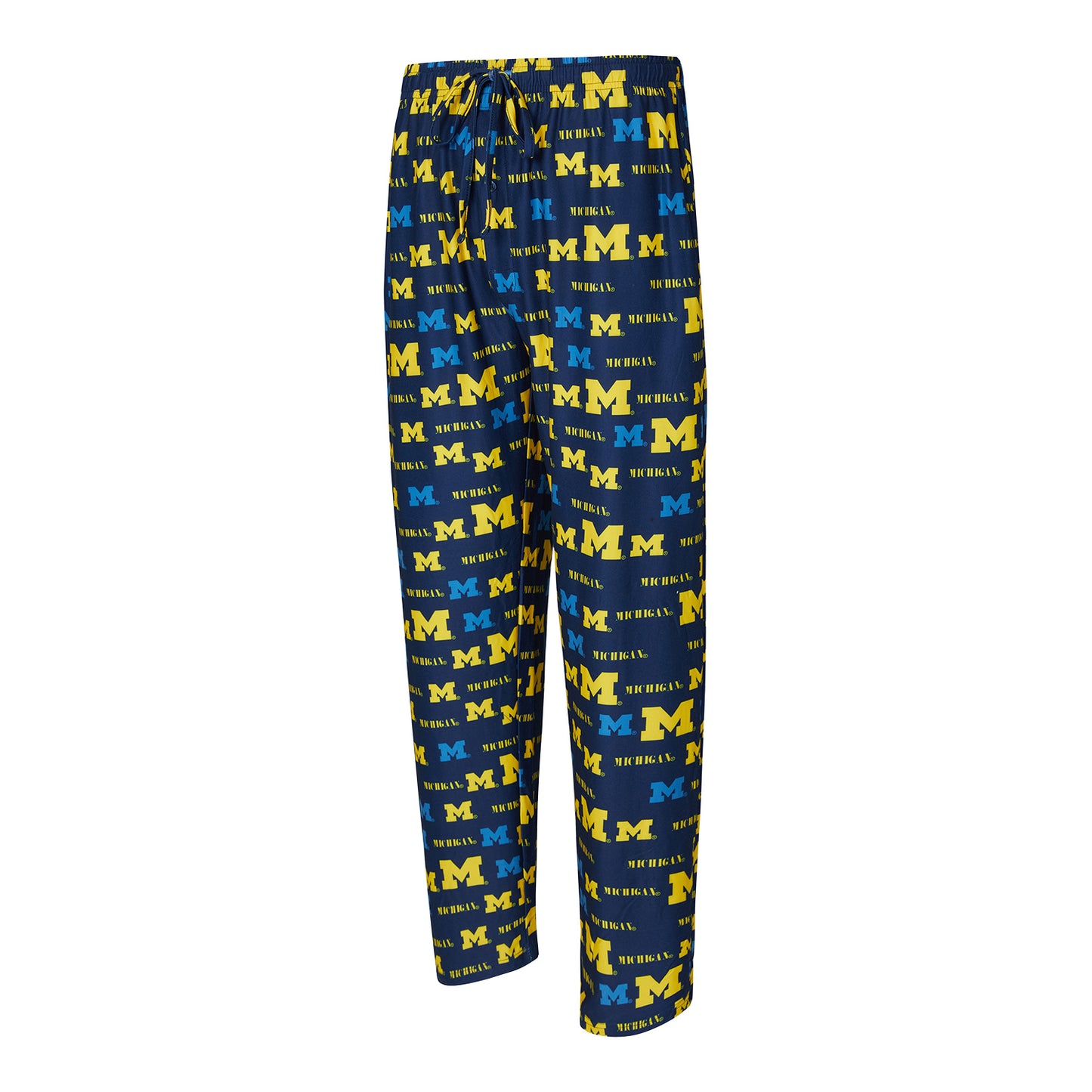 Michigan Wolverines Full Print Mosaic Sweatpants In Blue - Front View