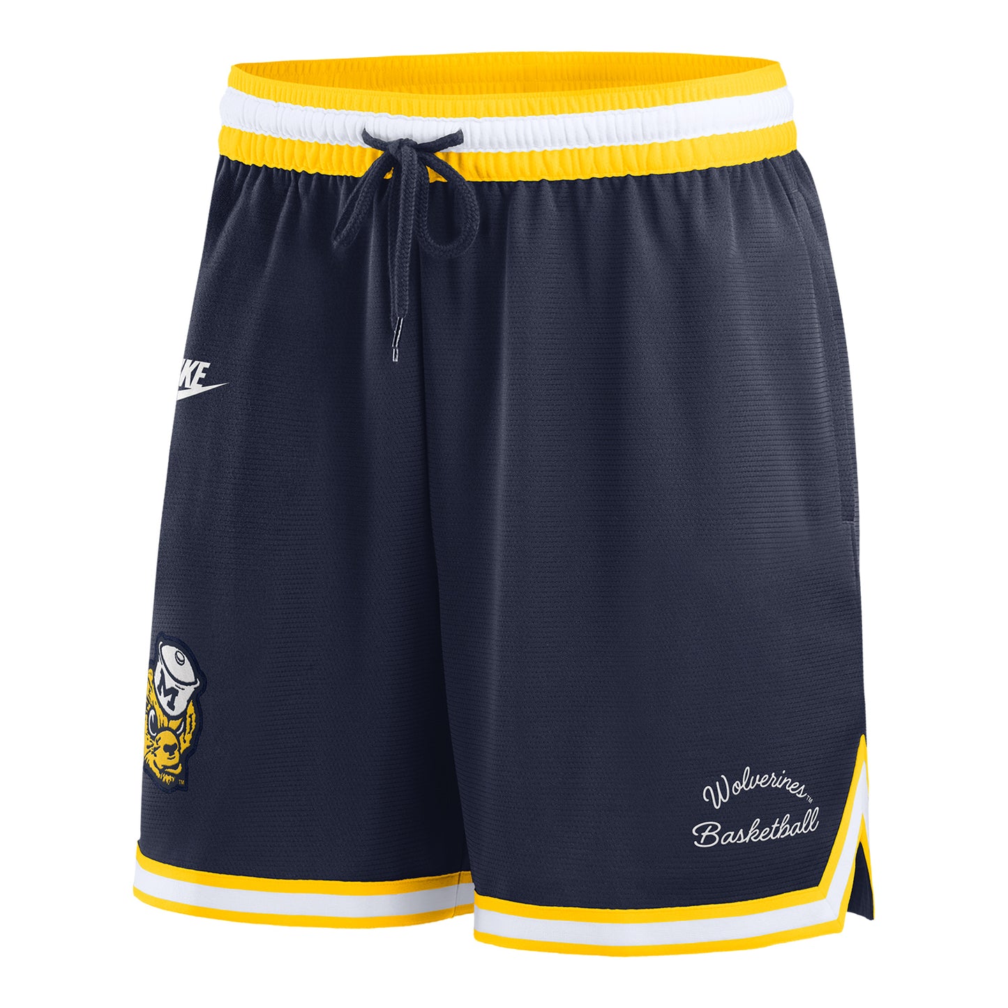 Michigan Wolverines Nike Legacy Basketball Shorts - Front View