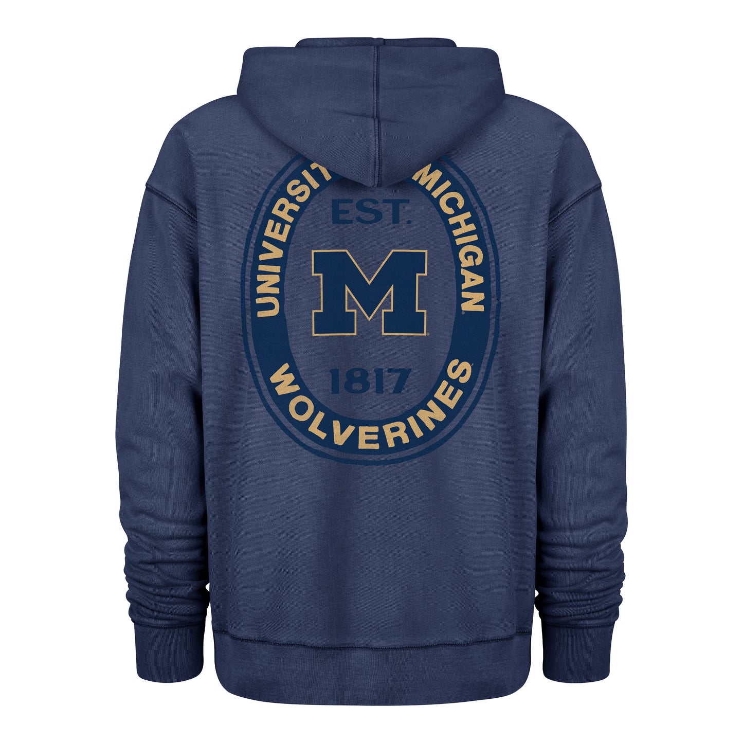Michigan Wolverines 47 Brand Grey Boot Path Ravine Fleece Hoodie