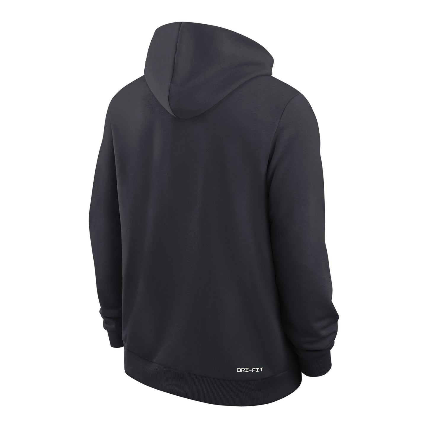 Michigan Wolverines Nike Jordan Navy Hooded Sweatshirt - Back View