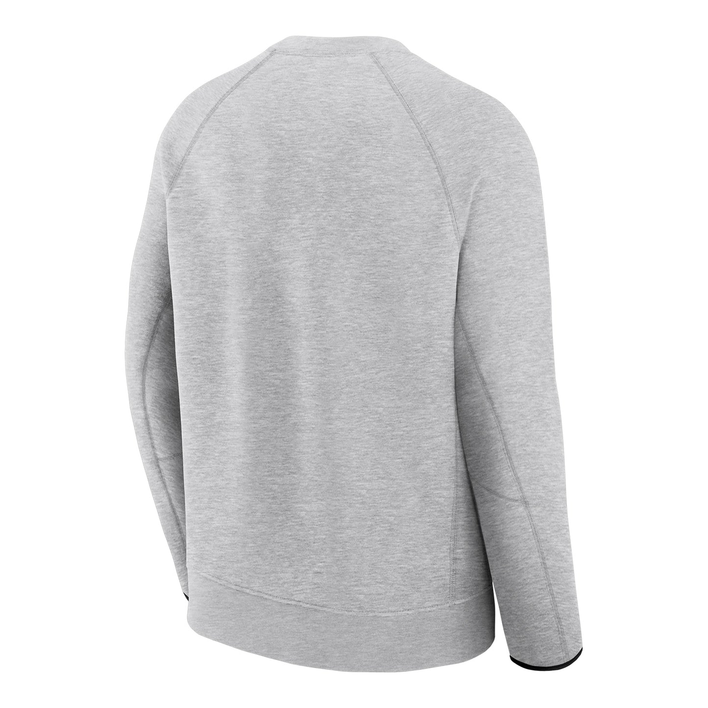 Michigan Wolverines Grey Nike Tech Fleece Crewneck Sweatshirt - Back View