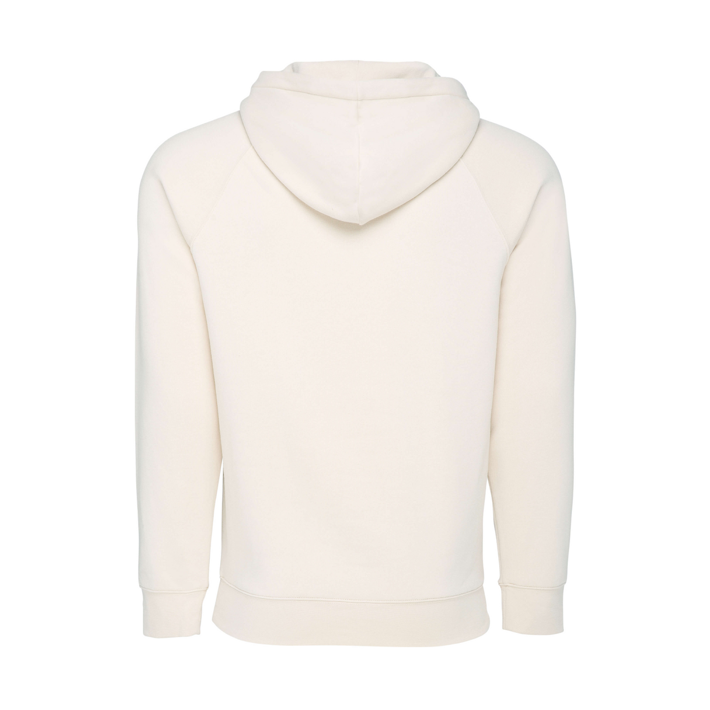 Michigan Wolverines Mr. Brightside Bone Olsen Hoodie In White - Back View