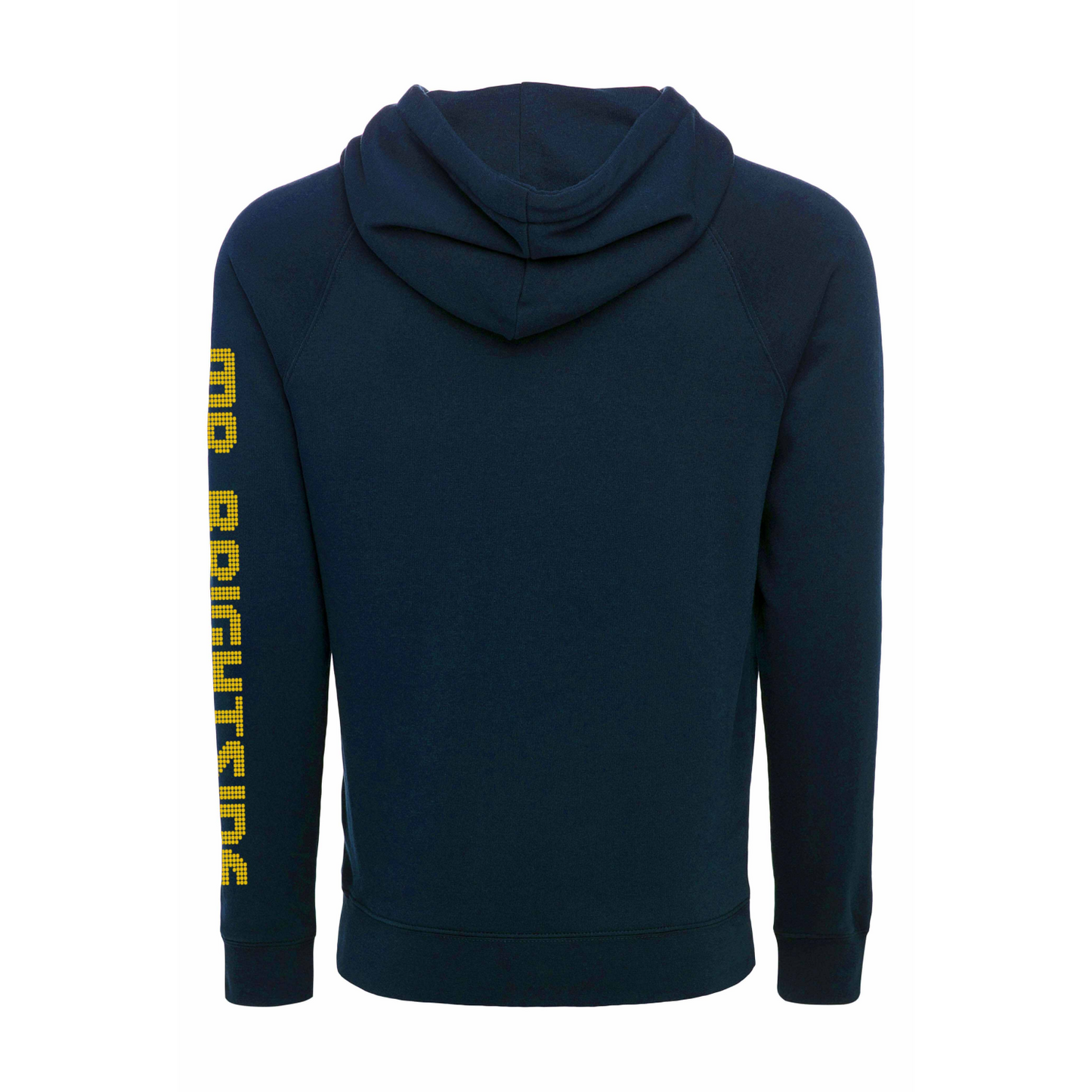 Michigan Wolverines Mr. Brightside Midnight Navy Olsen Hoodie - Back View
