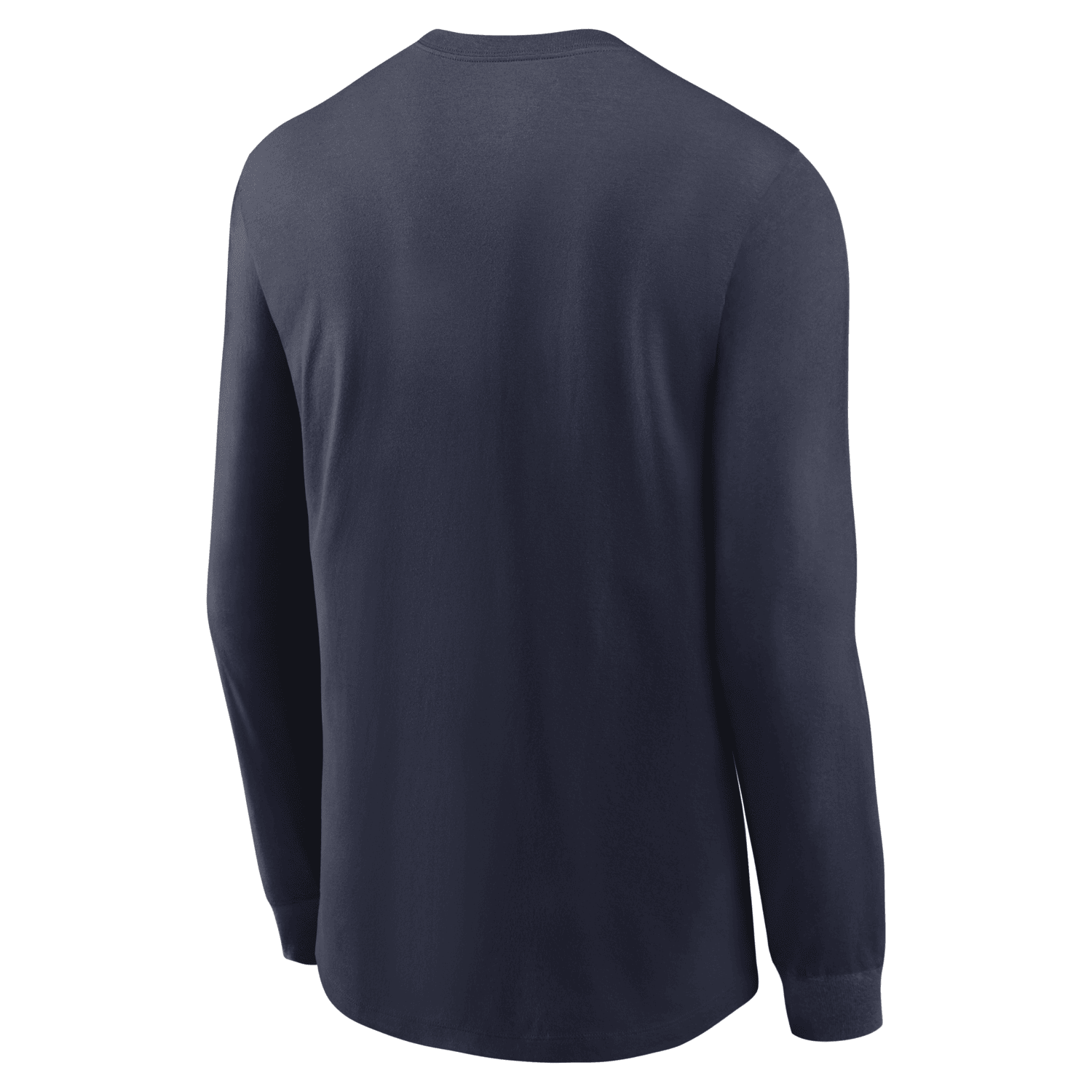 Michigan Wolverines Lacrosse Nike Navy Long Sleeve T-Shirt - Back View