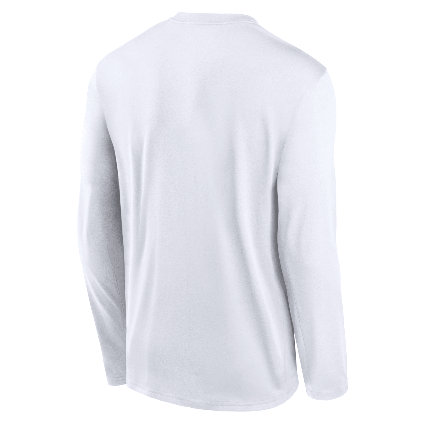 Michigan Wolverines Lacrosse Nike White Long Sleeve T-Shirt - Back View