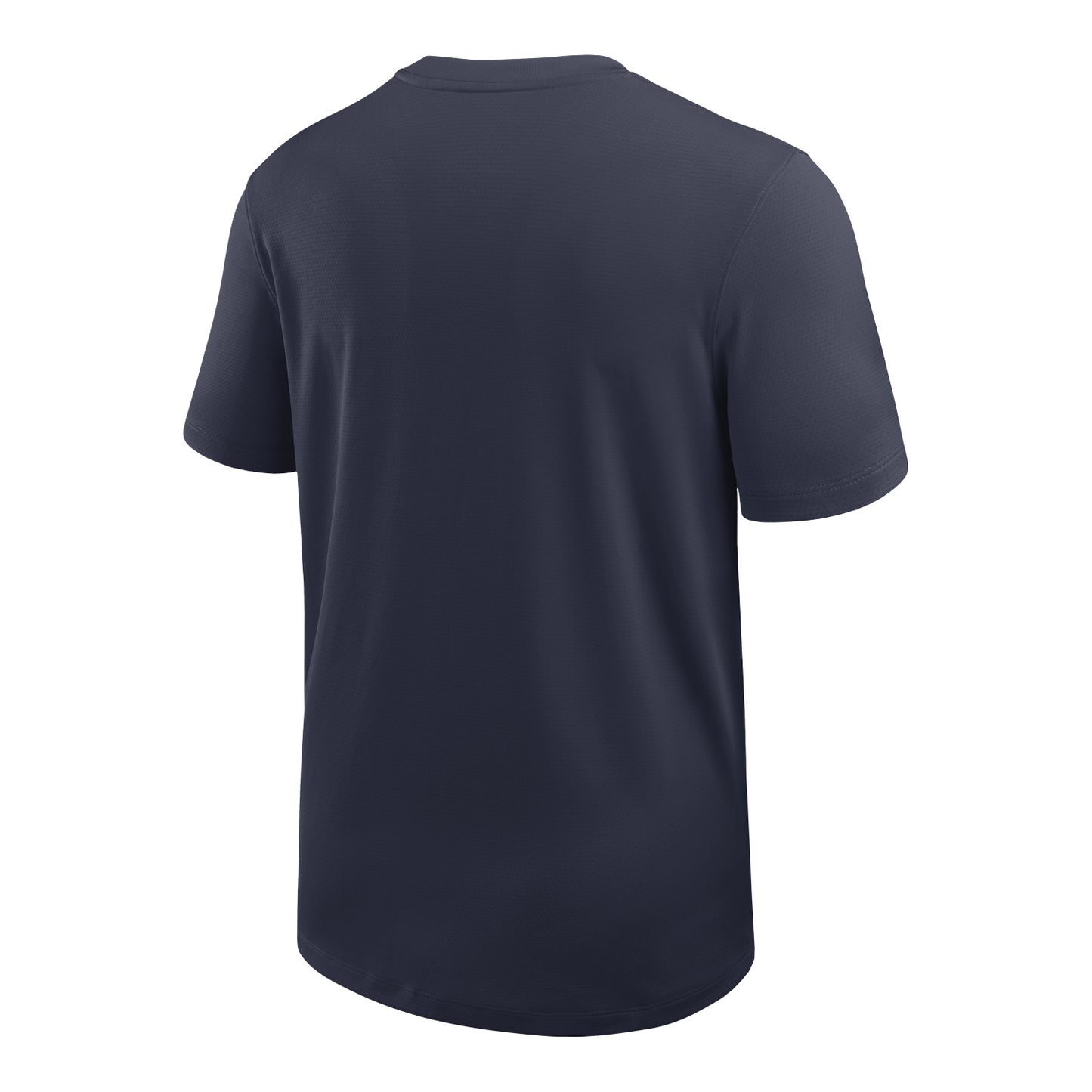 Michigan Wolverines Jordan Navy Coaches Tee - Back View