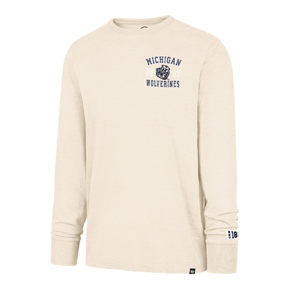 Michigan Wolverines 47 Brand Heavy Slub Long Sleeve T-Shirt