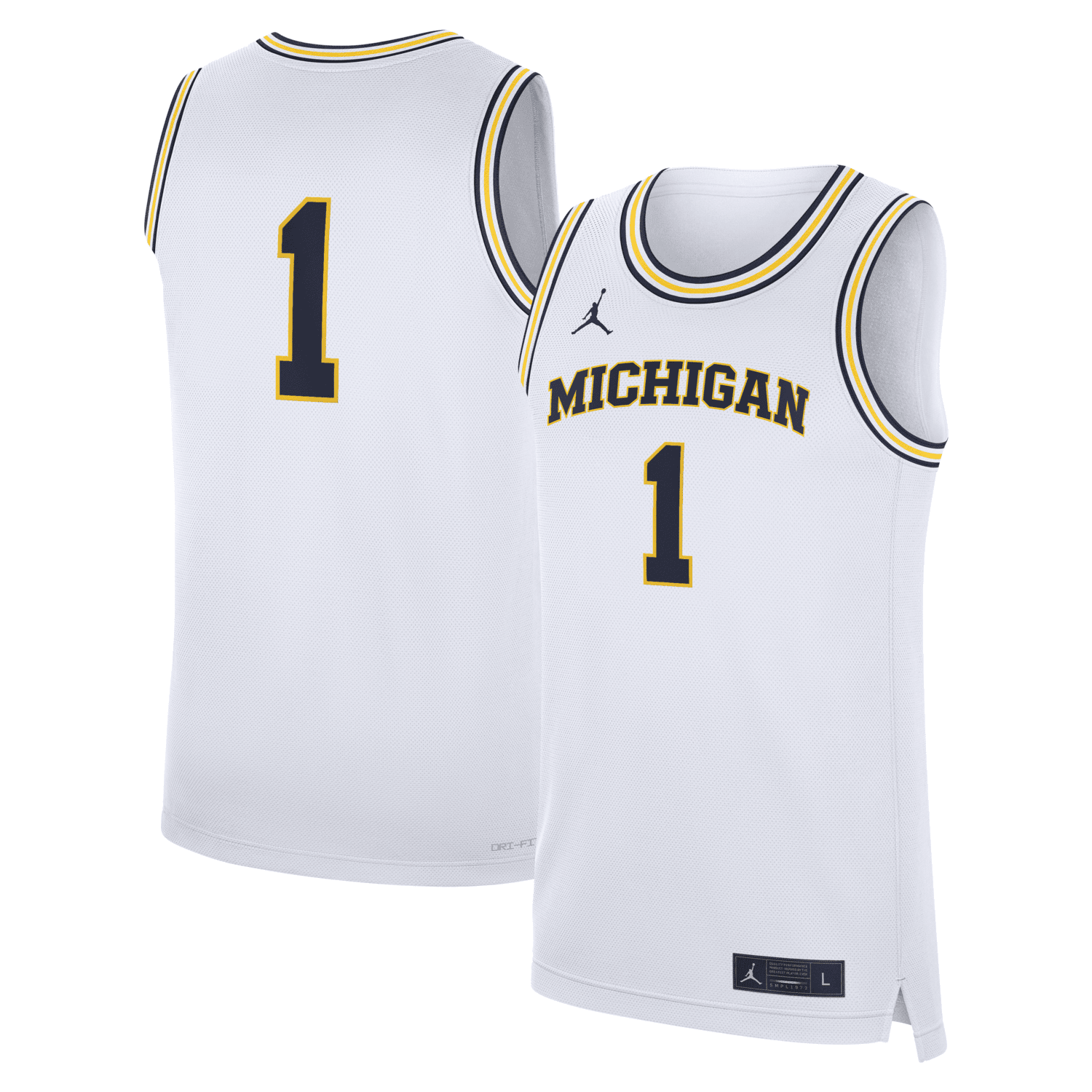 Jordan top Michigan Wolverines Jersey