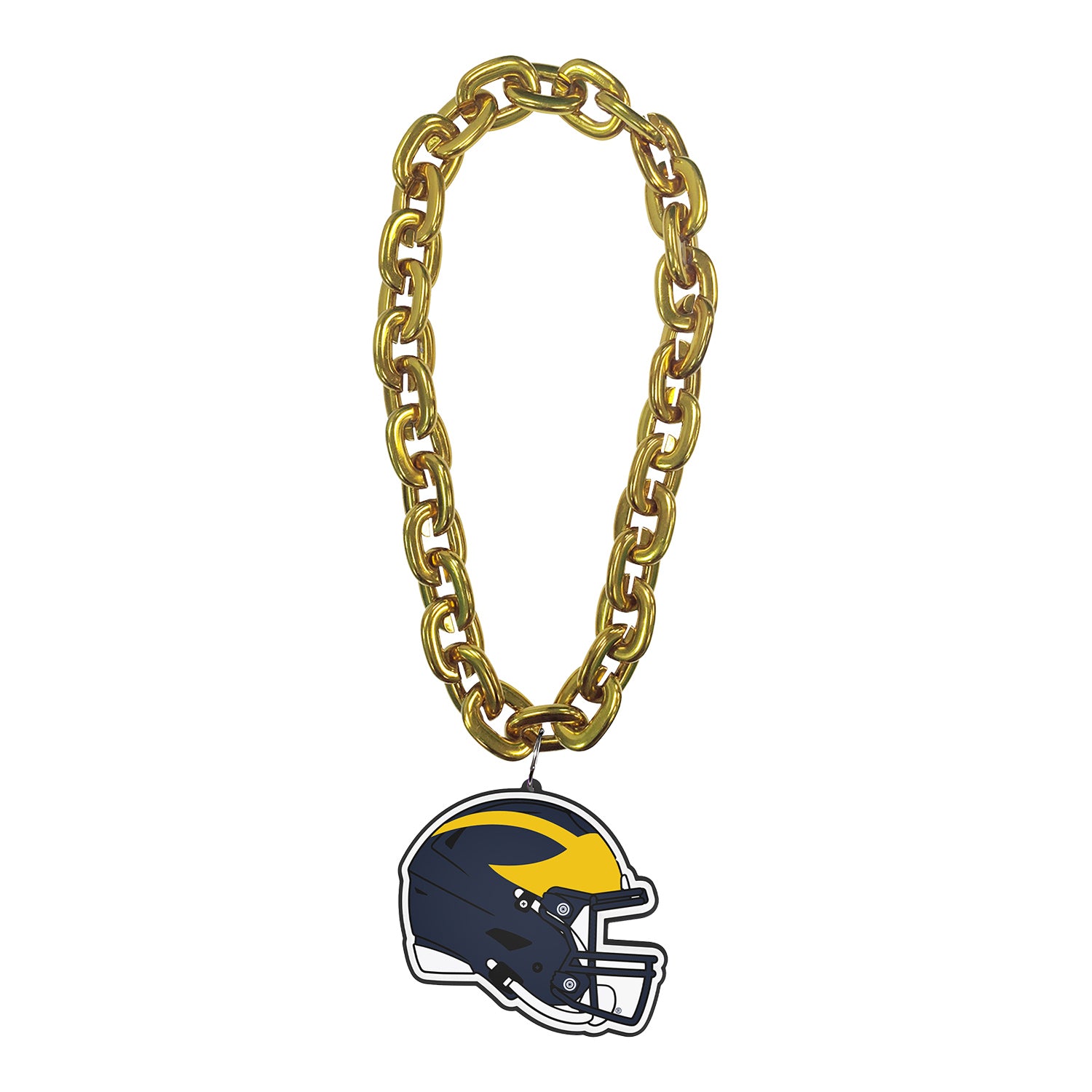 Michigan Wolverines Aminco Helmet Fan Chain Gold The M Den Shop Michigan Wolverines Aminco Helmet Fan Chain Gold The M Den Shop
