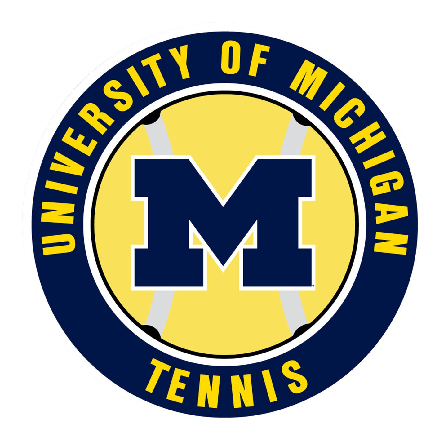 University of Michigan Tennis Magnet