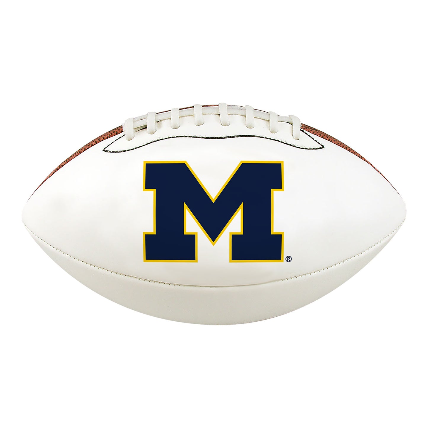Michigan Wolverines Baden Mini Autograph Football - Front View